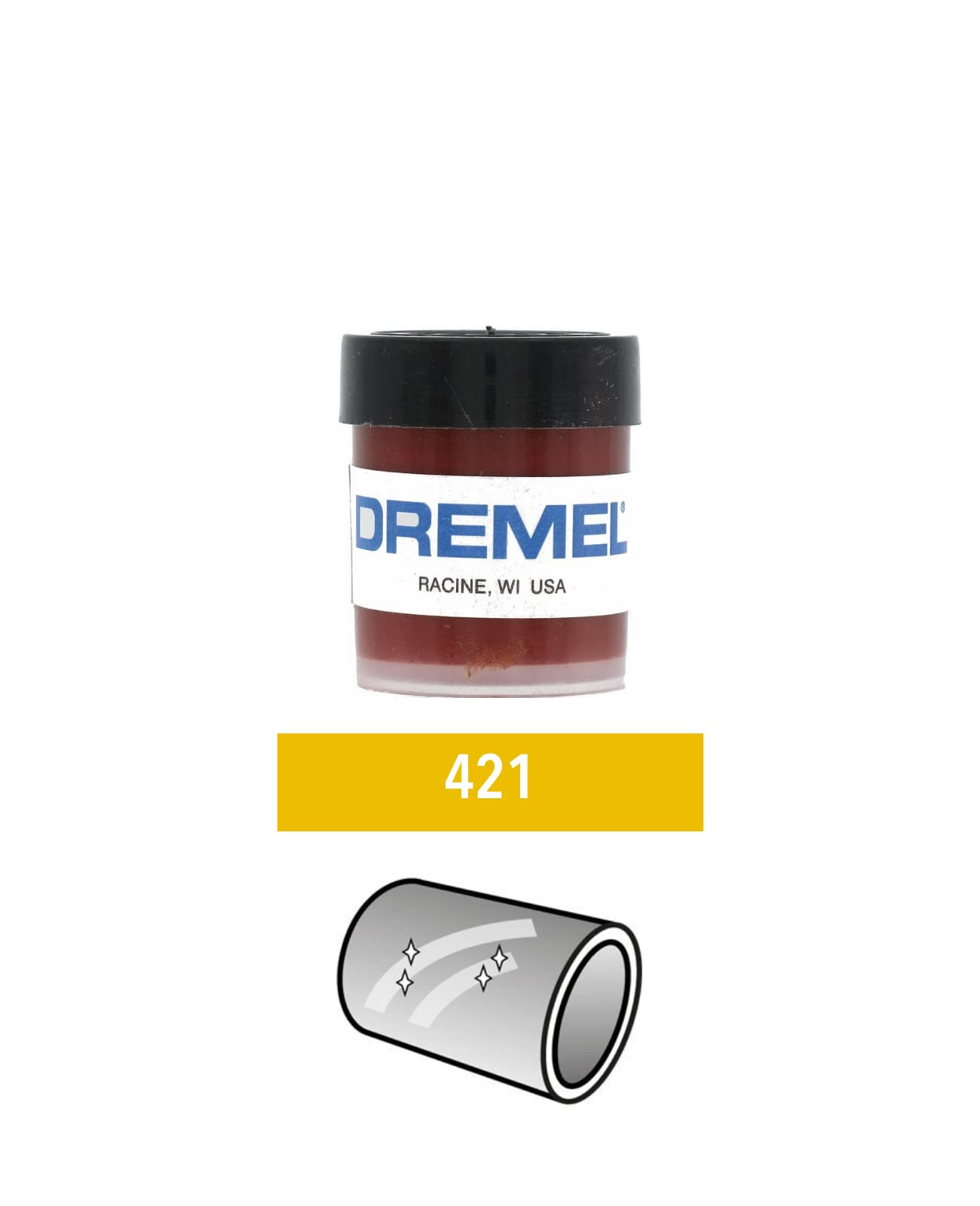 dremel-421-polierpaste-poliermittel-zubeh-r-f-r-multifunktionswerkzeuge-f-r-glas image 2