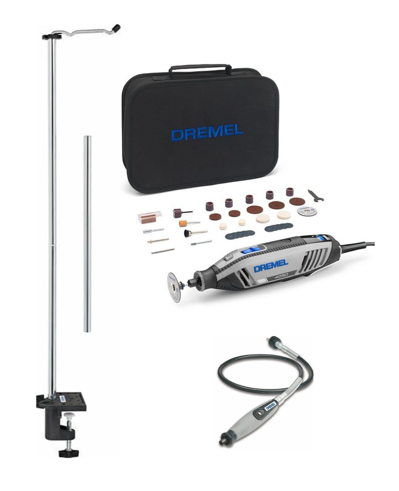 dremel-4250-rotationswerkzeug-set-175-w-mit-35-zubeh-rteilen-flex-shaft-225-und- image 1