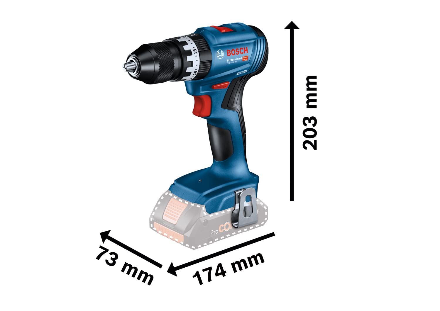 bosch-professional-18v-akku-schlagbohrschrauber-gsb-18v-45-b-rstenlos-2x-2-0ah-l image 3