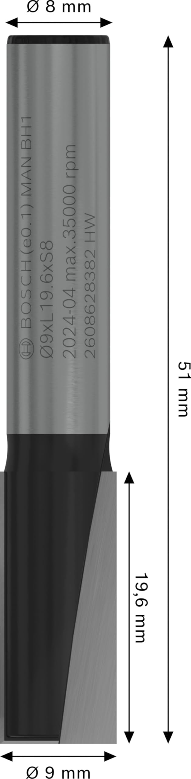 bosch-nutfr-ser-8-mm-schaft-d1-9-mm-l-20-mm-oberfr-sen-fr-ser-f-r-beschichtete-h image 3