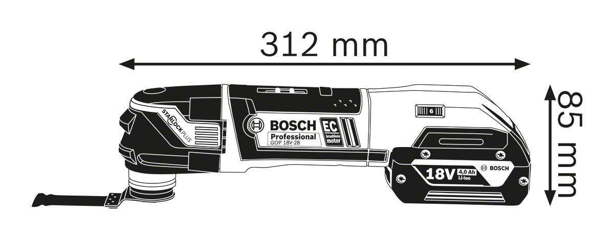 bosch-professional-gop-18v-28-akku-multi-cutter-starlockplus-multifunktionswerkz image 2