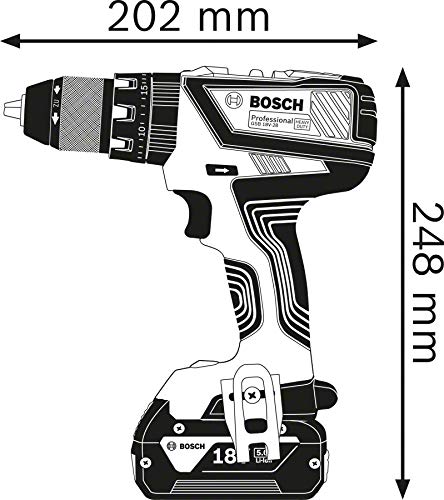 bosch-professional-akku-bohrschrauber-gsb-18v-28-set-63-nm-2x-2-0-ah-akku-gal-18 image 7
