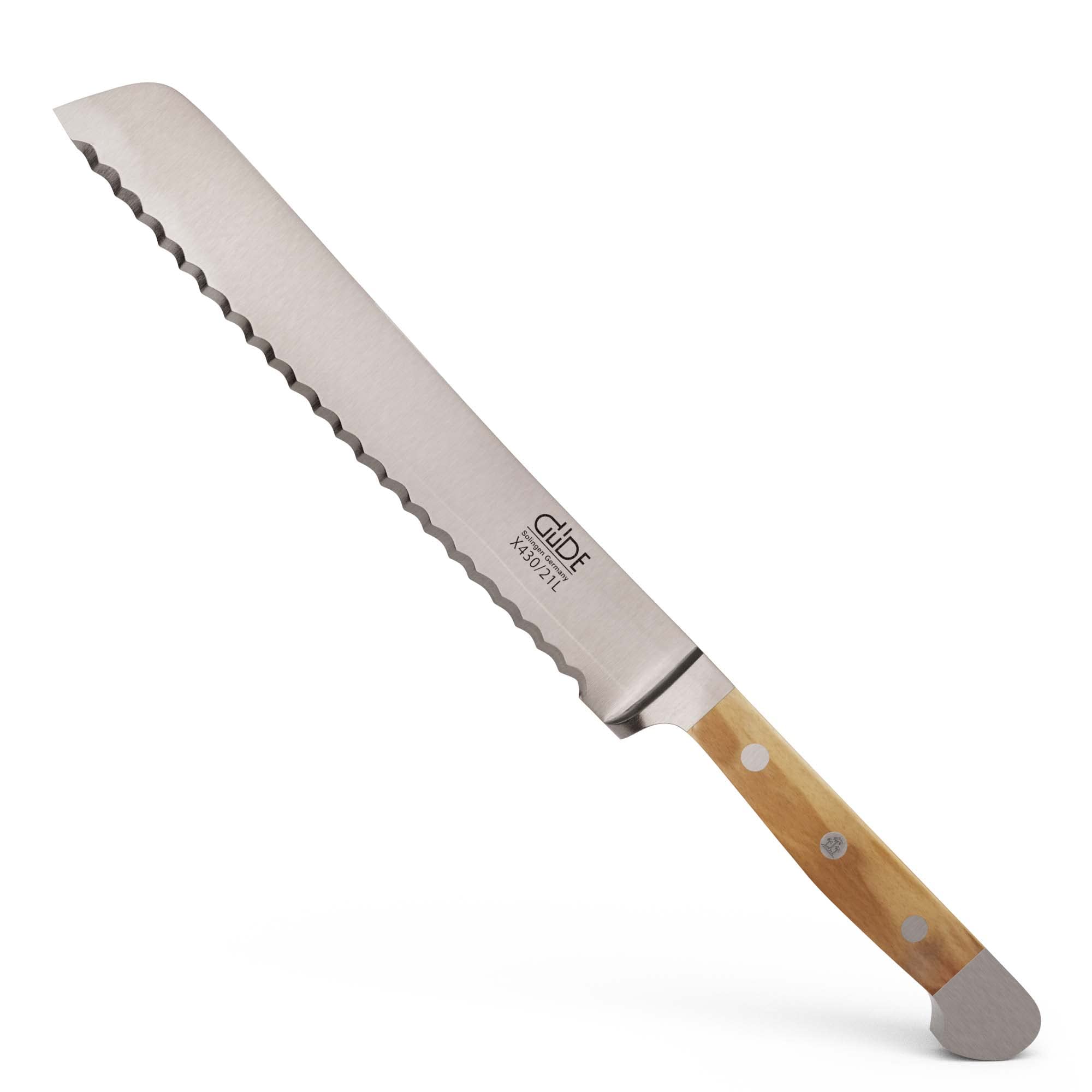 g-de-alpha-olive-brotmesser-32-cm-geschmiedet-olivenholzgriff-doppelkropf-handma image 8