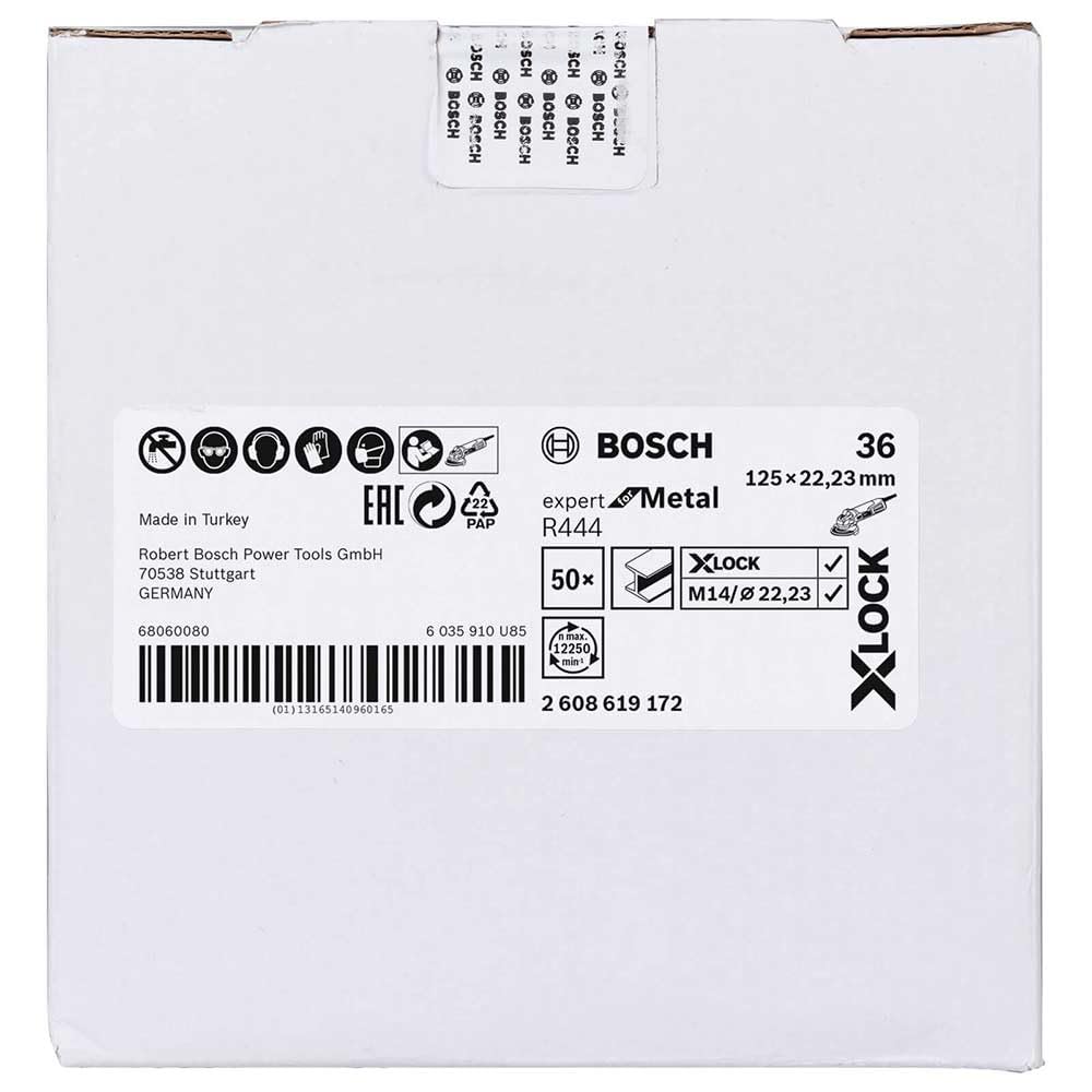 bosch-professional-fiberschleifscheibe-expert-r444-for-metal-x-lock-125-mm-k-rnu image 2