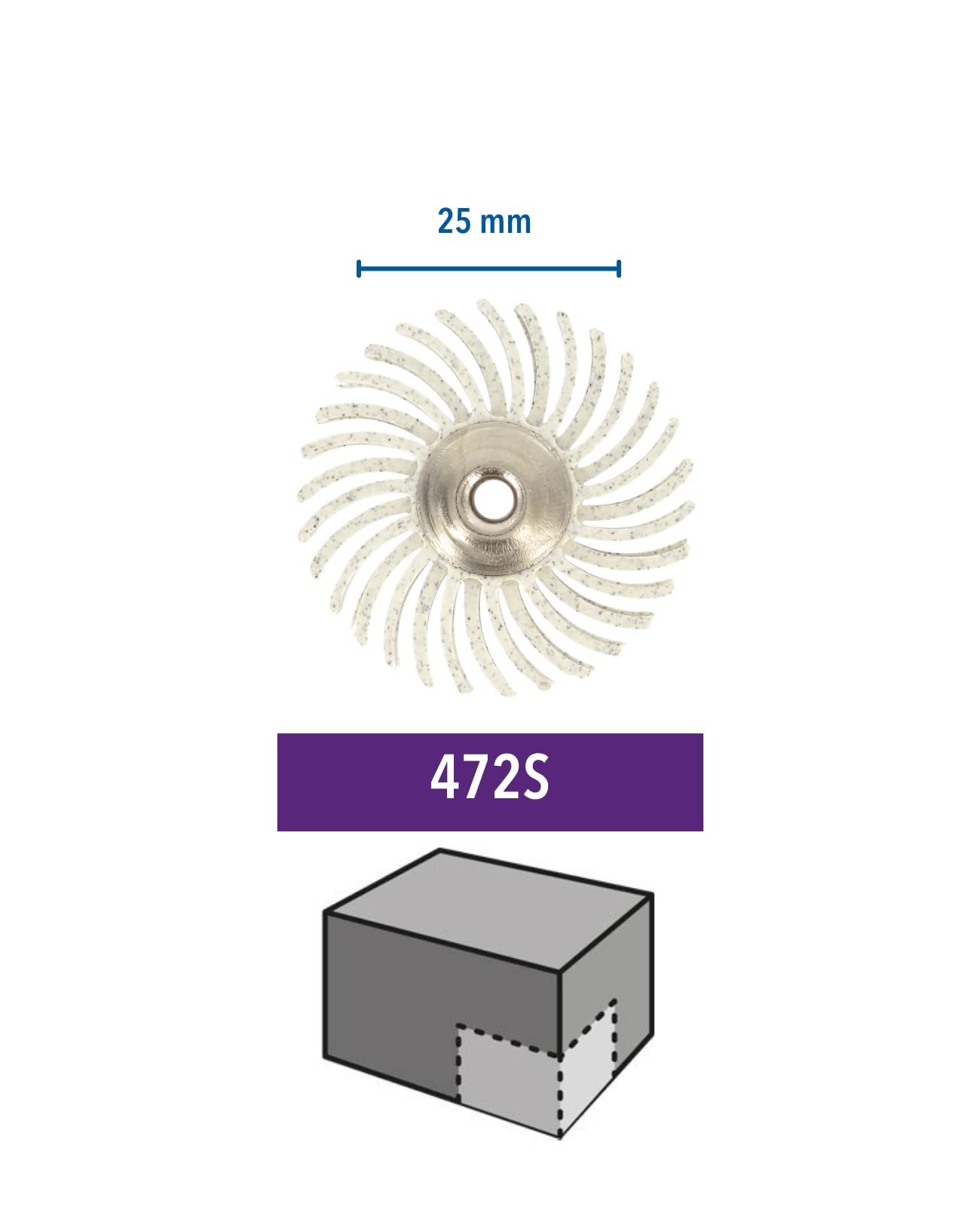 dremel-472s-ez-speedclic-feinschleifb-rste-k-rnung-120-25-mm-zubeh-r-f-r-multifu image 3