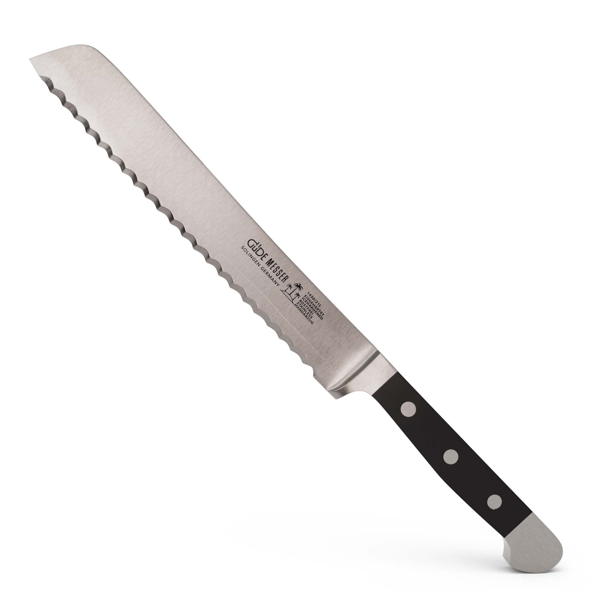 g-de-alpha-olive-brotmesser-32-cm-geschmiedet-olivenholzgriff-doppelkropf-handma image 4