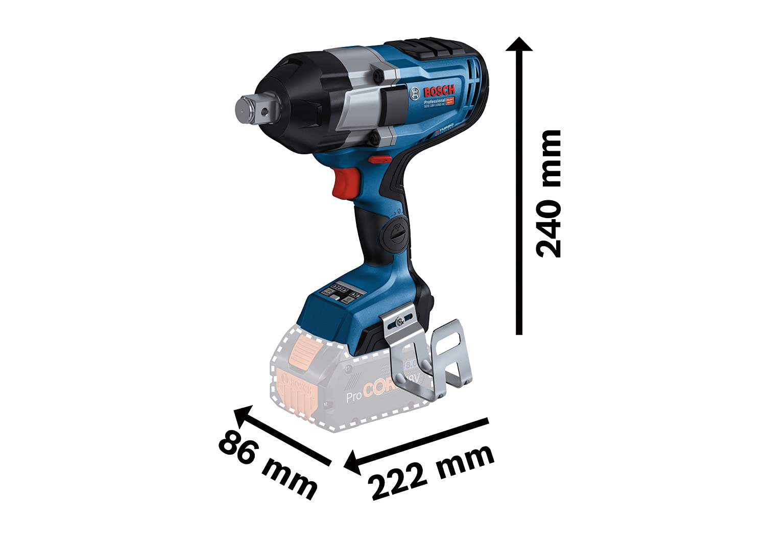 bosch-professional-18v-system-biturbo-akku-drehschlagschrauber-gds-18v-1050-h-1- image 2