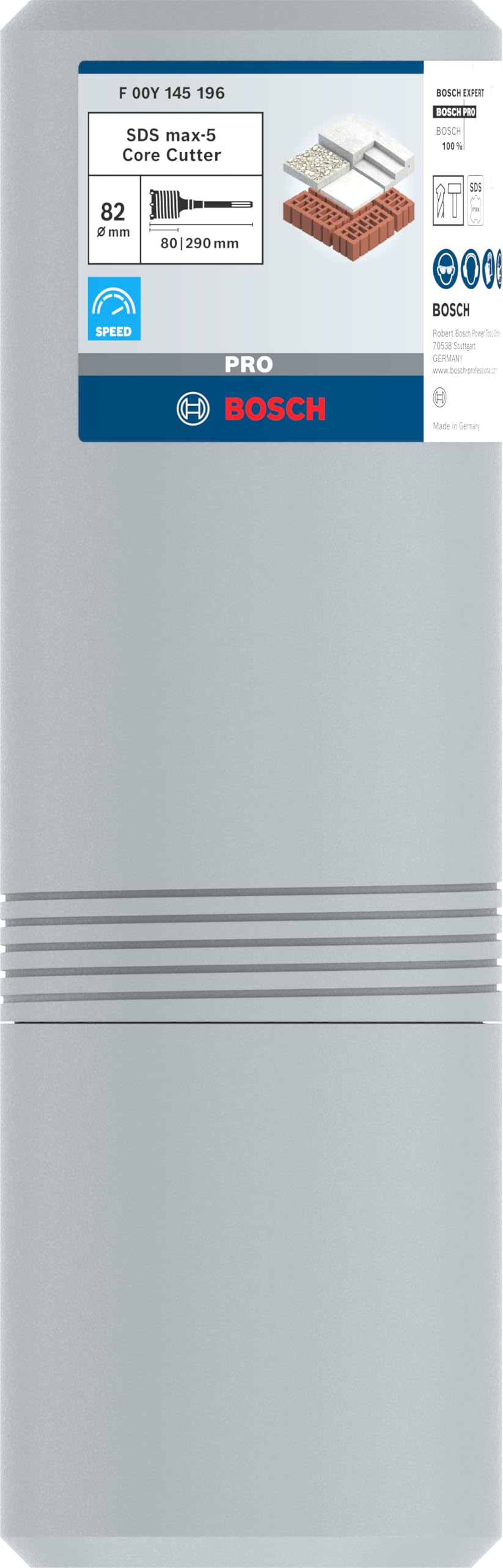 bosch-corona-sds-max-9-kernbohrkrone-82-mm-hartmetall-kernbohrer-f-r-beton-mauer image 2