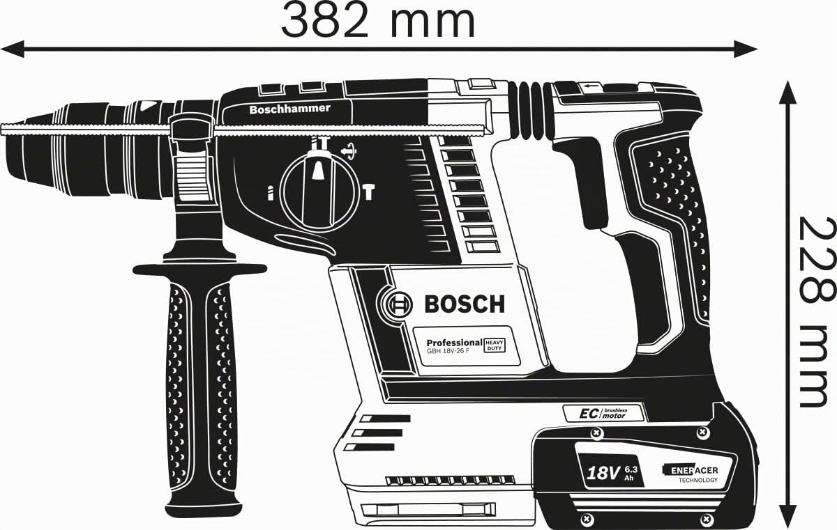 bosch-professional-gbh-18v-26-f-akku-bohrhammer-18v-system-sds-plus-inkl-2x-6-0- image 2