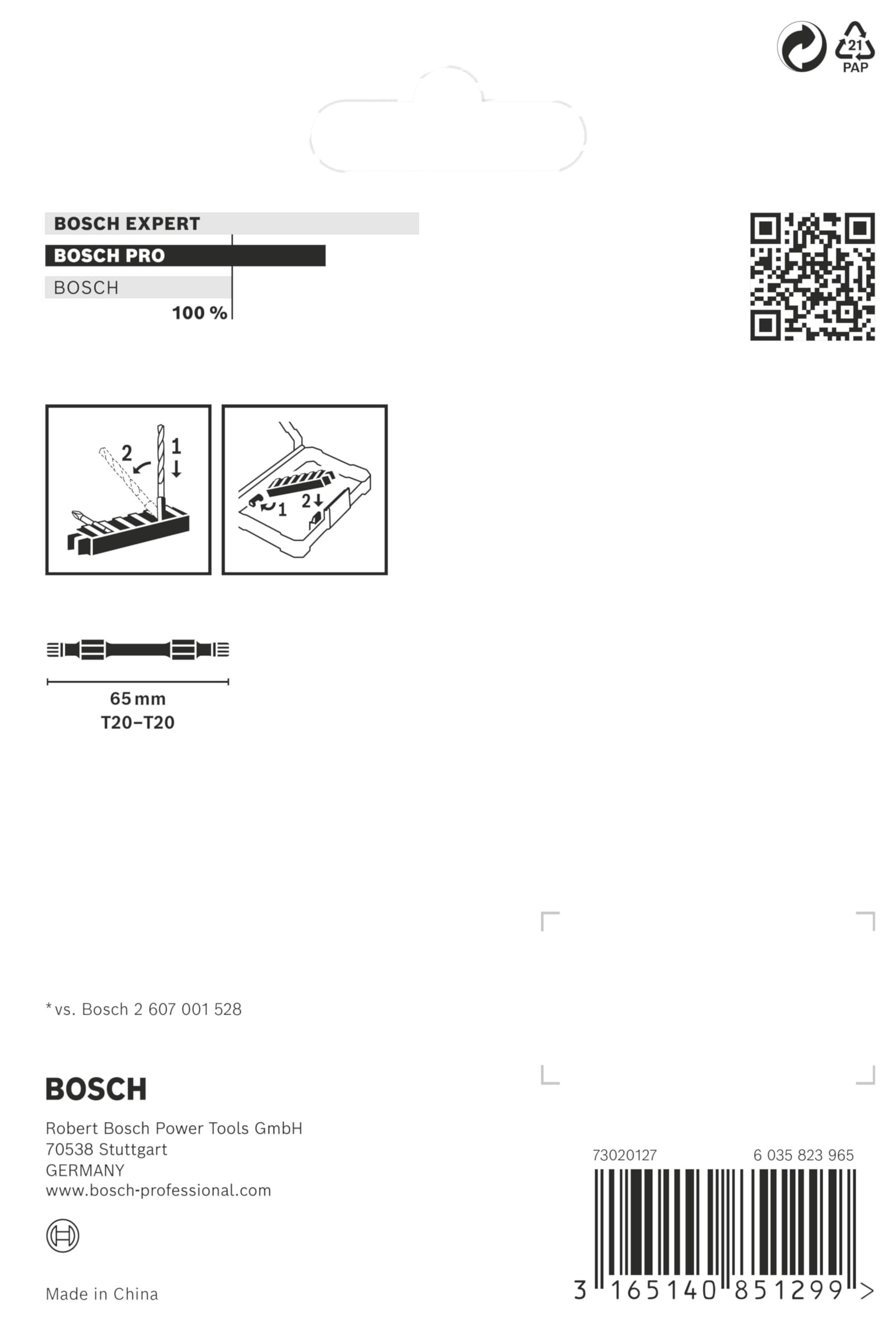 bosch-pro-impact-schrauberbits-t20-8er-set-mit-doppelklingen-und-pick-and-click- image 4