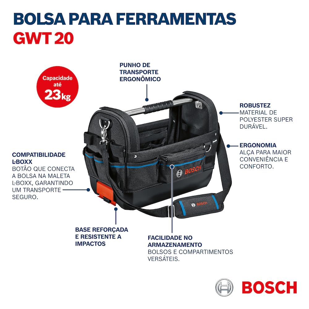 bosch-professional-werkzeugtasche-gwt-20-proclick-system-l-boxx-kompatibel-1000d image 8