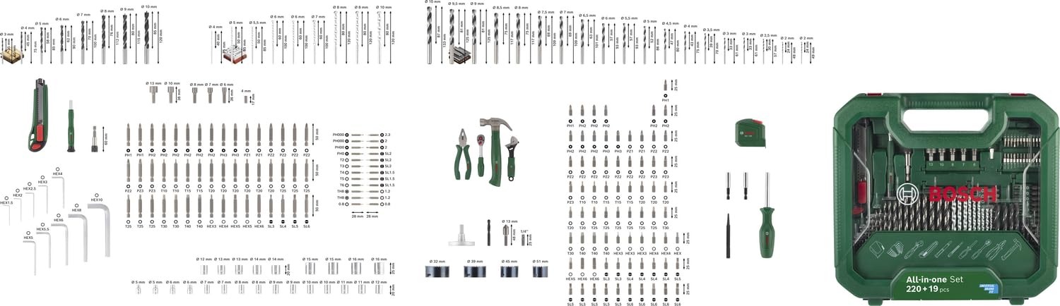 bosch-all-in-one-set-239-teilig-schraubendreher-und-bohrzubeh-r-sortiment-380-x- image 2
