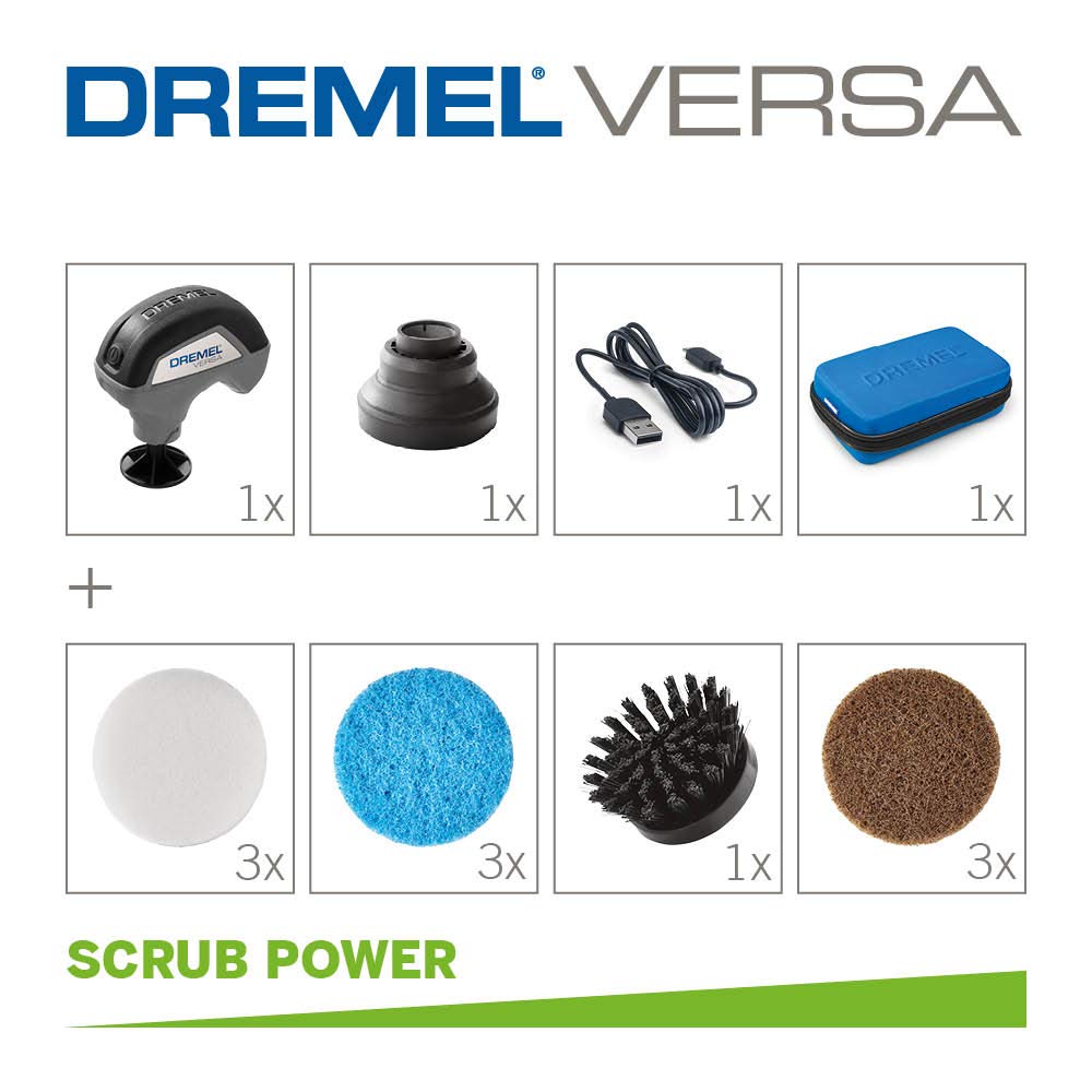 dremel-versa-pc10-akku-reinigungswerkzeug-kabelloser-rotationsb-rsten-set-mit-9- image 2