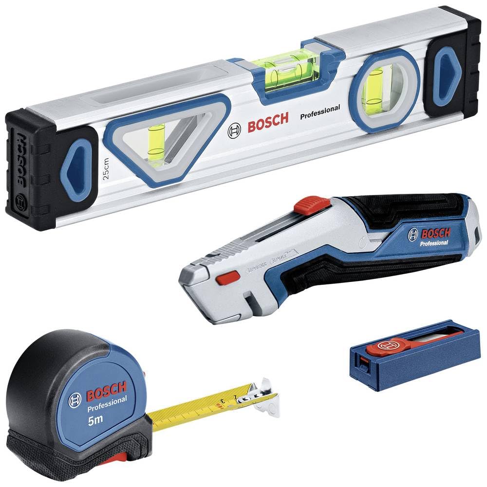 bosch-professional-handwerkzeug-set-13-teilig-25-cm-wasserwaage-5-m-ma-band-univ image 1
