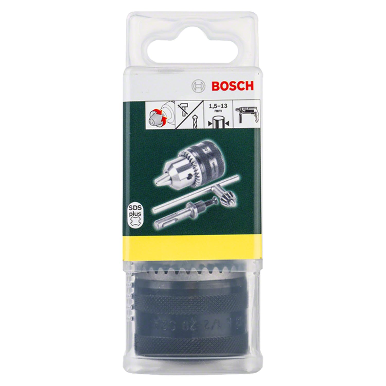 bosch-sds-plus-adapter-mit-bohrfutter-1-5-13-mm-zahnkranzbohrfutter-mit-schl-sse image 2