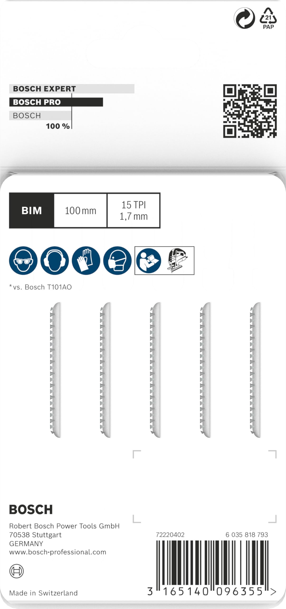 bosch-5er-pack-pro-hardwood-clean-t-101-aif-stichs-gebl-tter-100-mm-f-r-hartholz image 4
