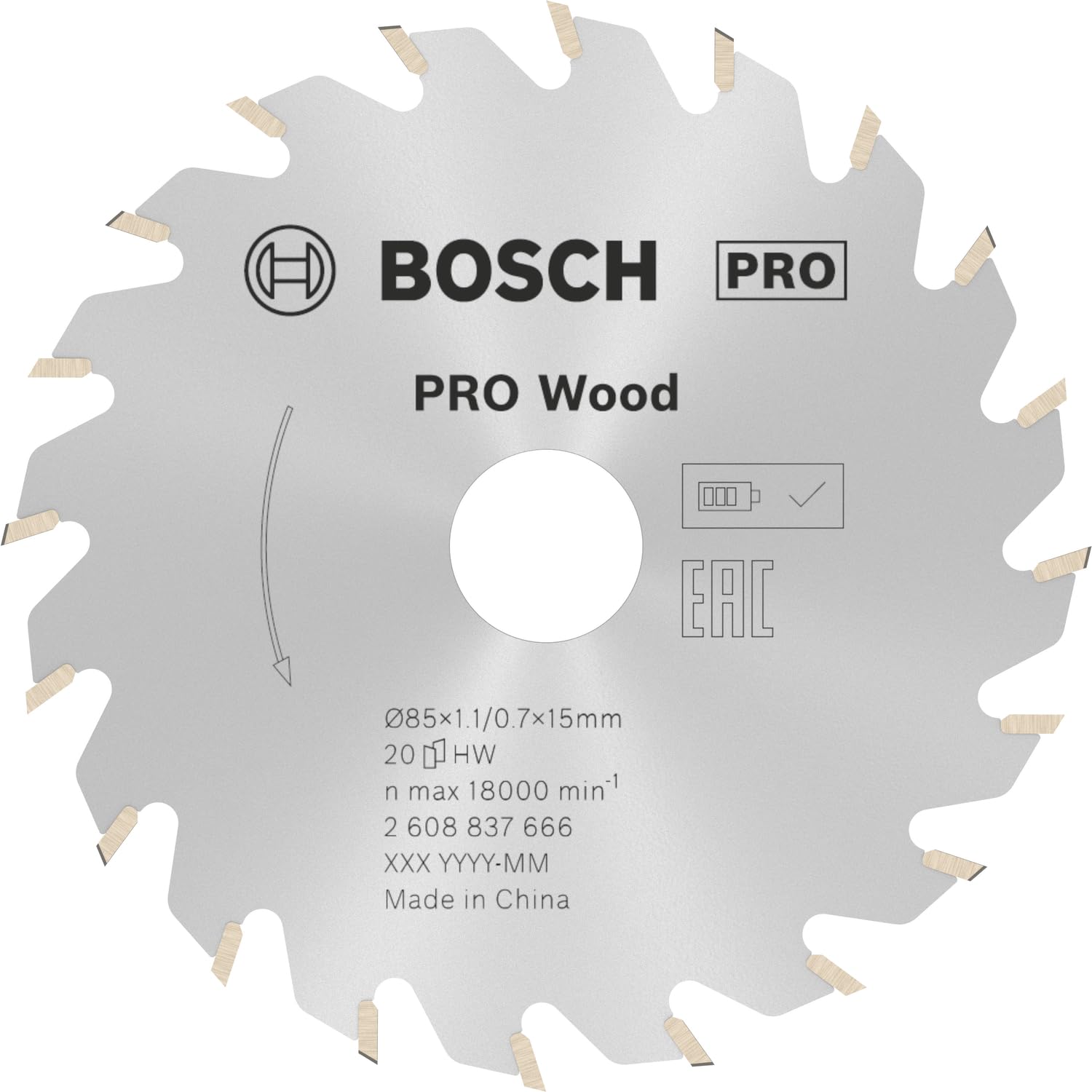 bosch-pro-wood-kreiss-geblatt-85-x-1-1-x-15-mm-f-r-akku-handkreiss-gen-bis-1-3x- image 1