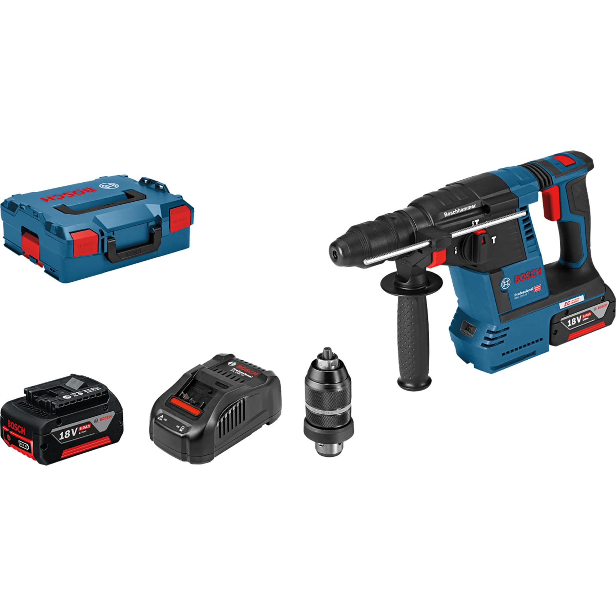 bosch-professional-gbh-18v-26-f-akku-bohrhammer-sds-plus-2-6-j-wechselfutter-l-b image 8