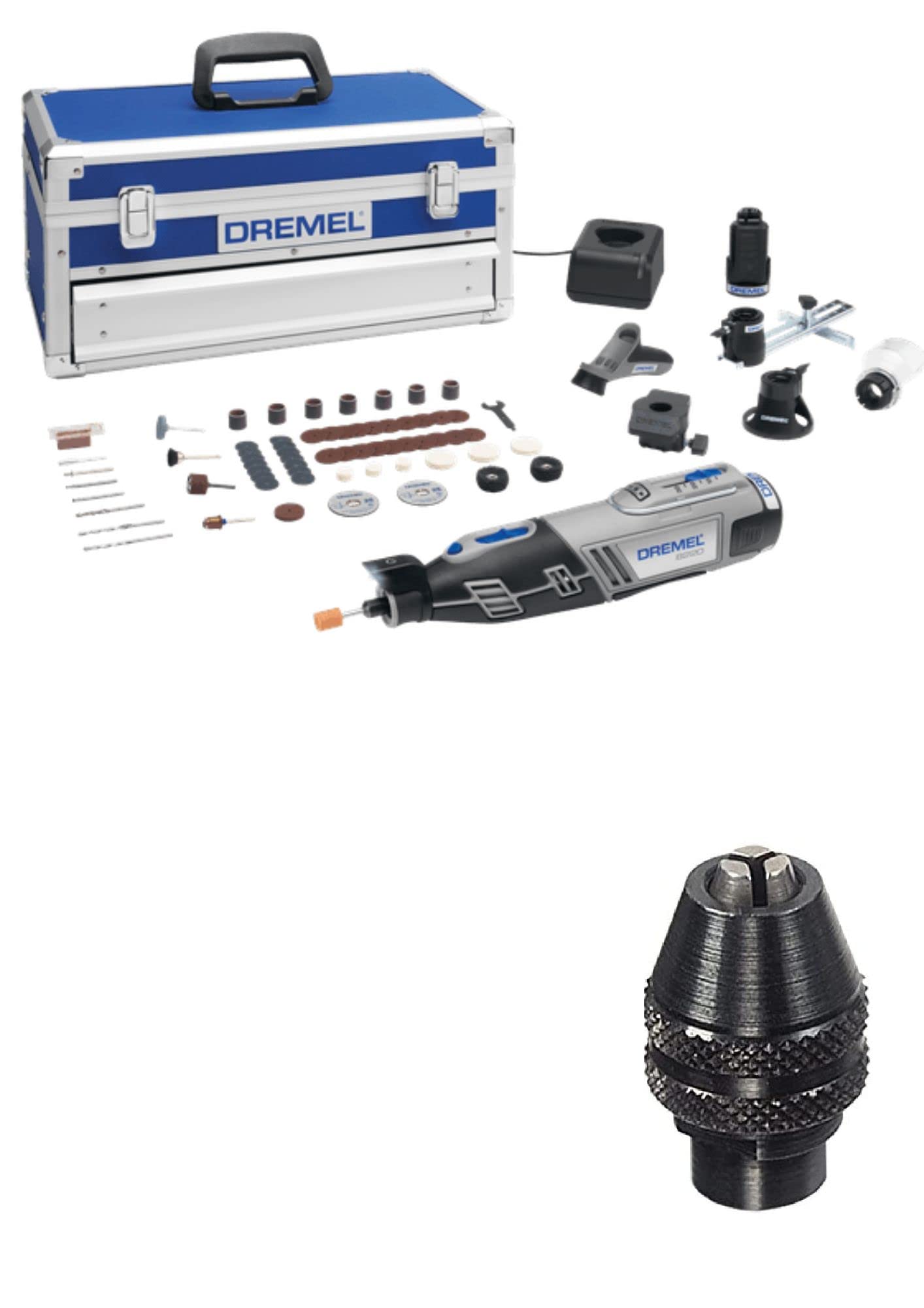 dremel-8220-5-65-akku-multifunktionswerkzeug-platin-edition-12v-2x-2-0-ah-akku-6 image 1