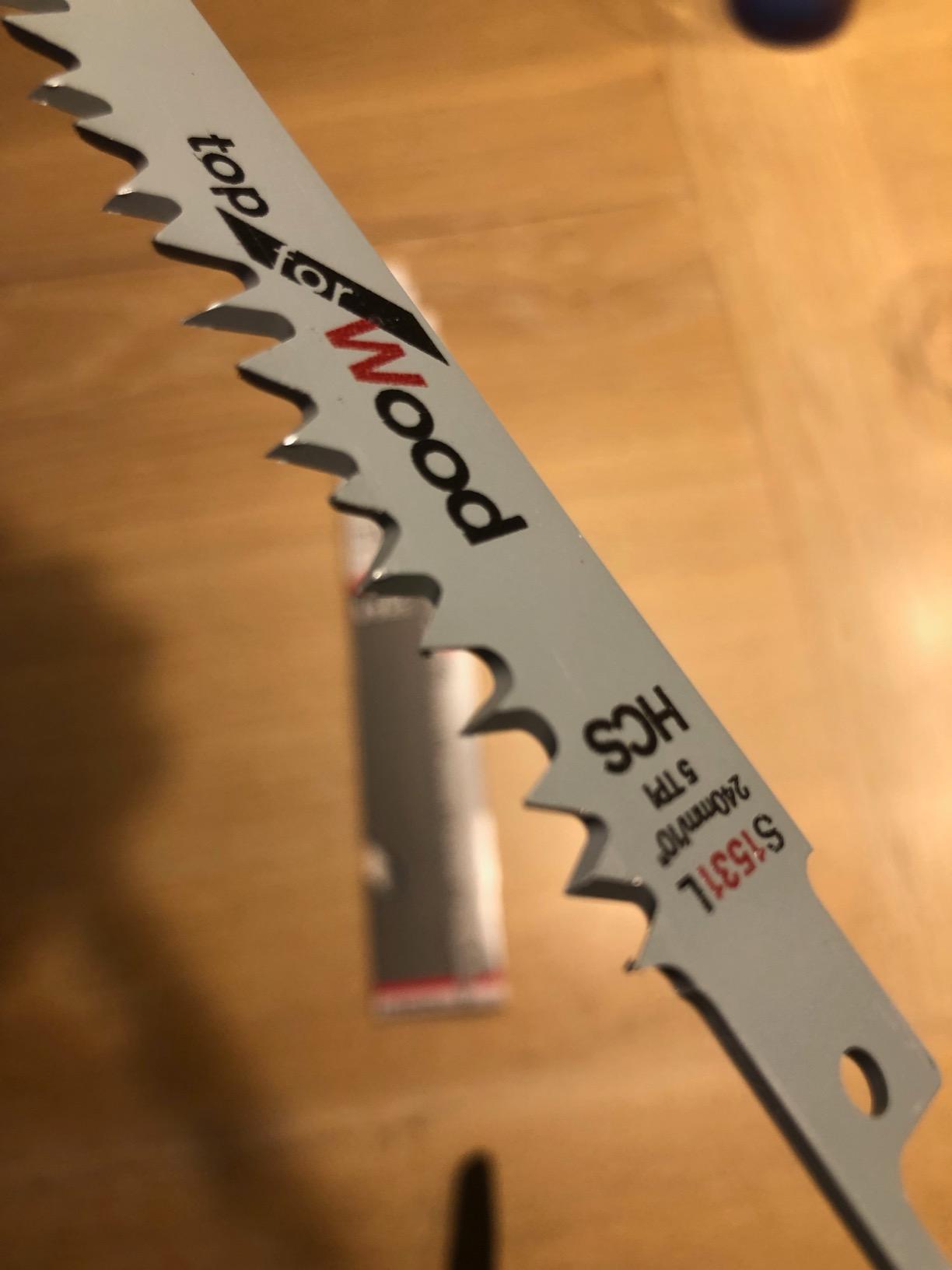Sägt wie wild