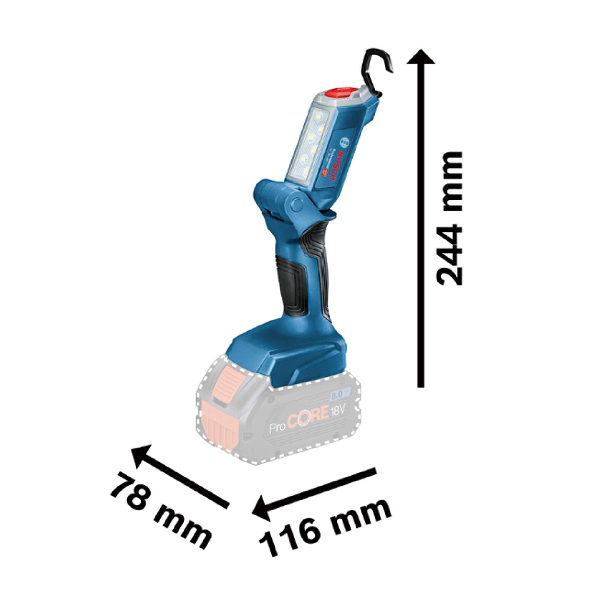 bosch-professional-gli-18v-300-akku-led-baustellenlampe-18v-system-300-lumen-ohn image 3