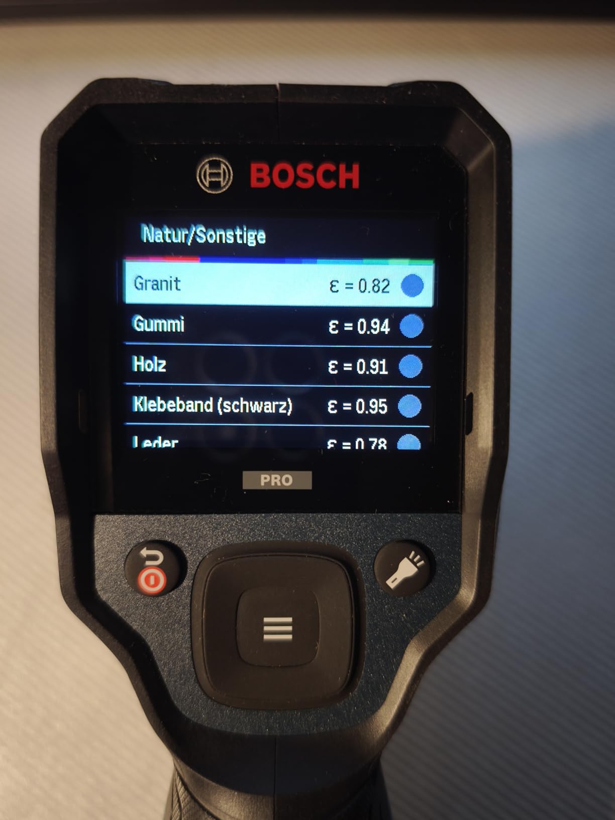 Display bei Kälte schwach