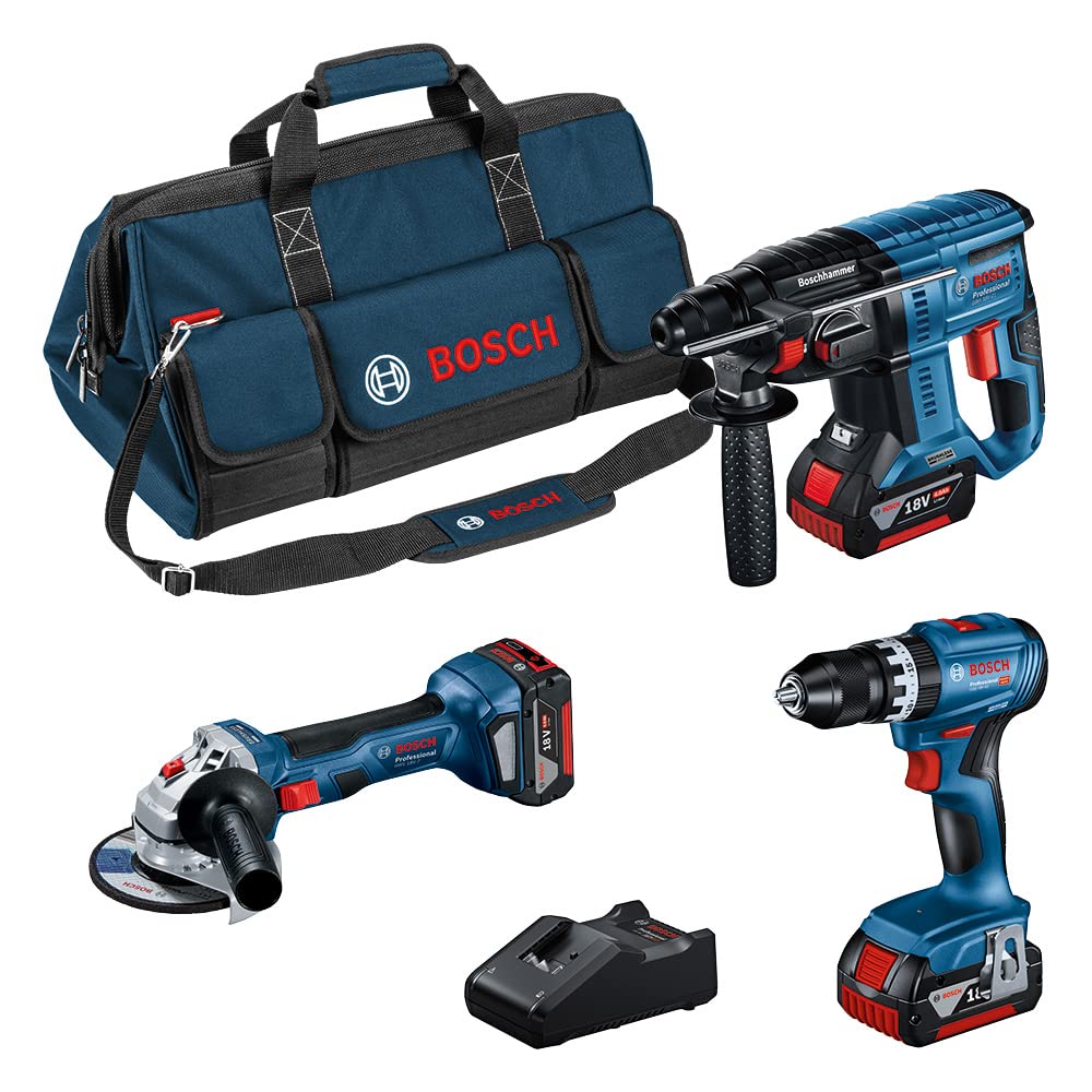 bosch-professional-18v-system-combo-kit-gsb-18v-45-gbh-18v-21-gws-18v-7-3x-4-0ah image 1