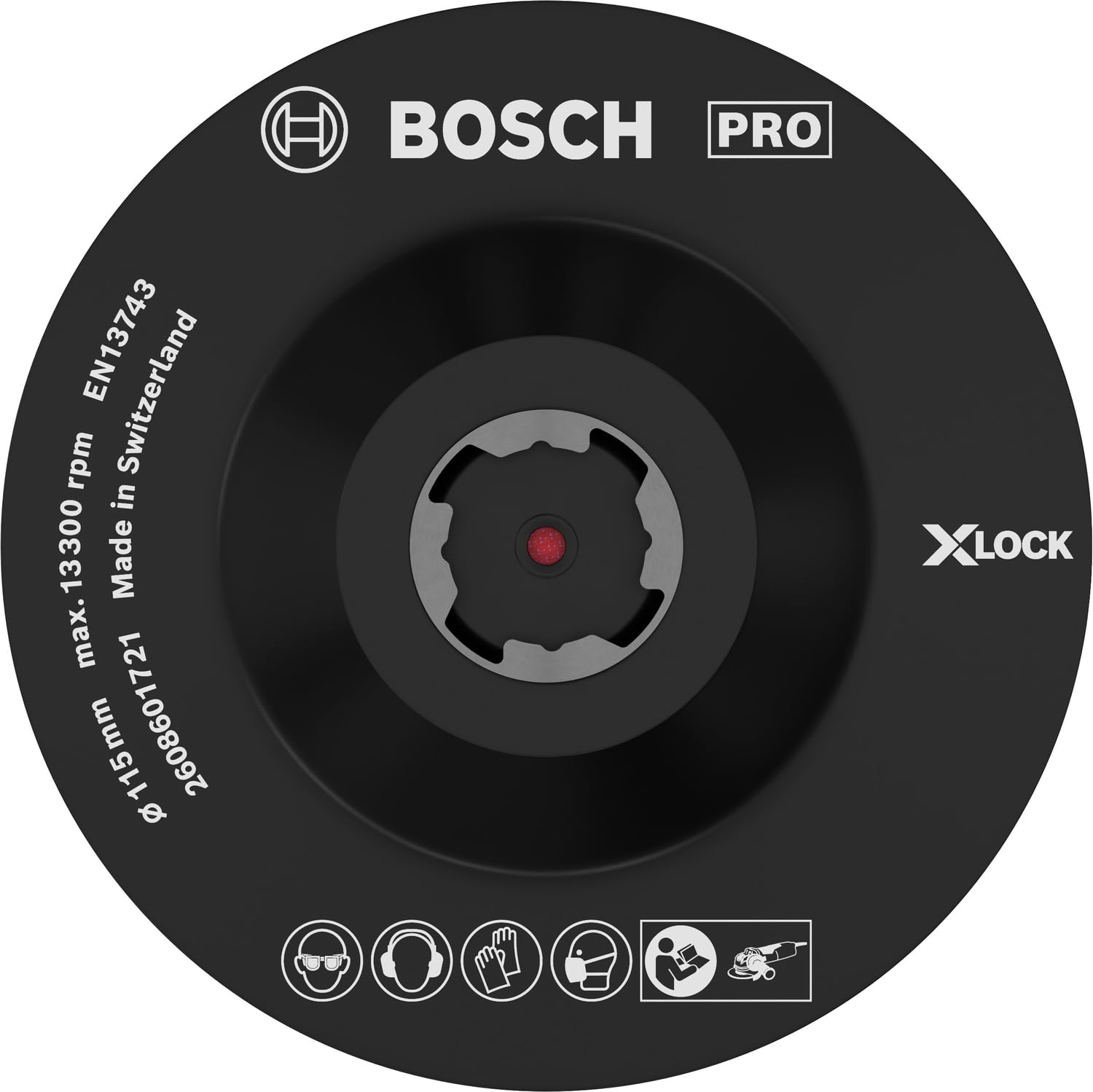bosch-pro-backing-pad-f-r-kleine-winkelschleifer-x-lock-klettverschluss-125-mm image 5