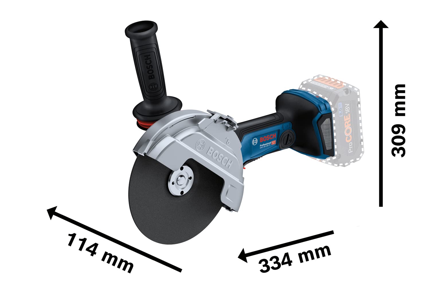 bosch-professional-gws-18v-180-pc-akku-winkelschleifer-230-mm-schnitttiefe-bitur image 3