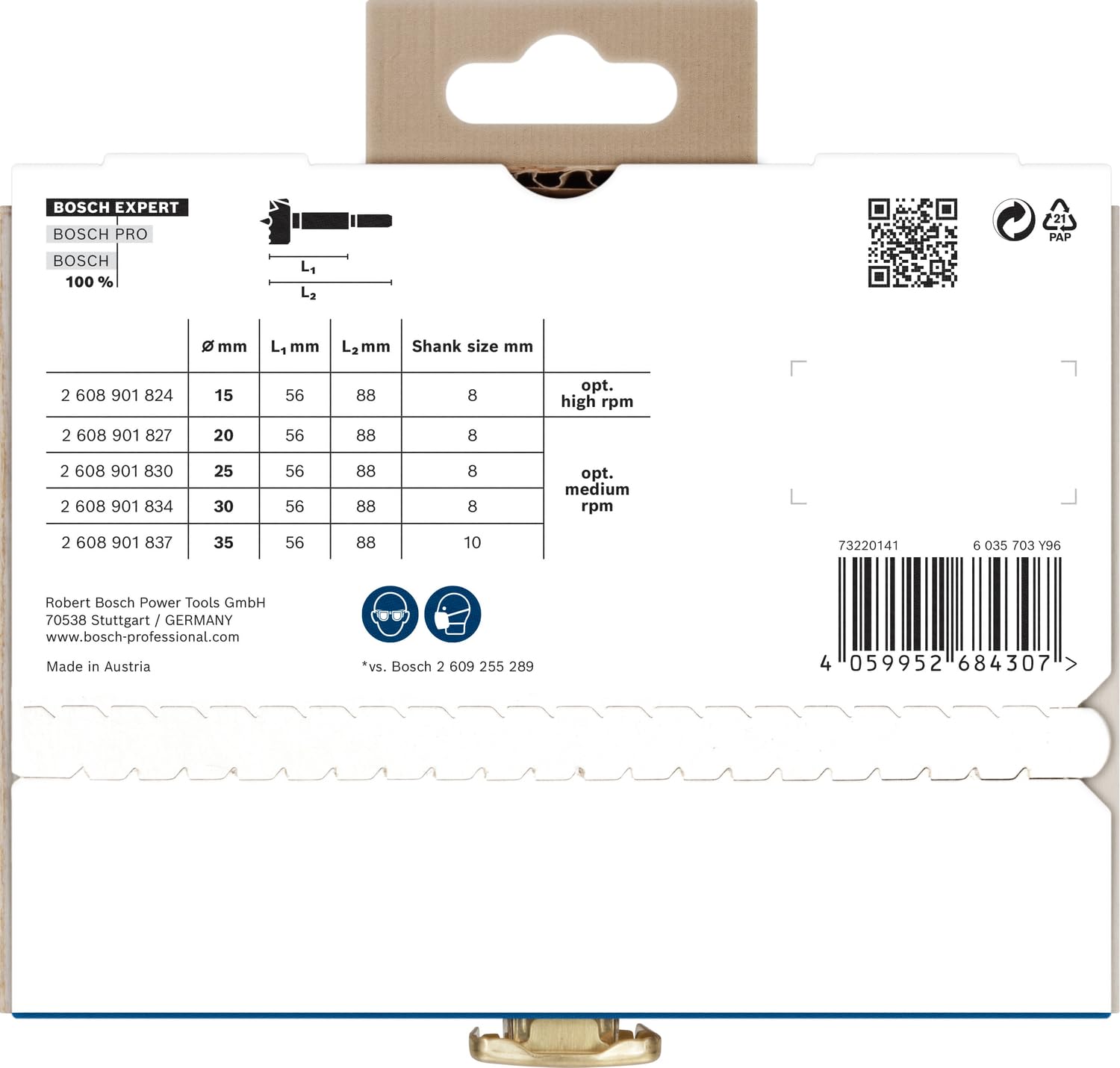 bosch-5x-expert-wood-forstnerbohrersatz-15-20-25-30-35-mm-f-r-hart-und-weichholz image 4