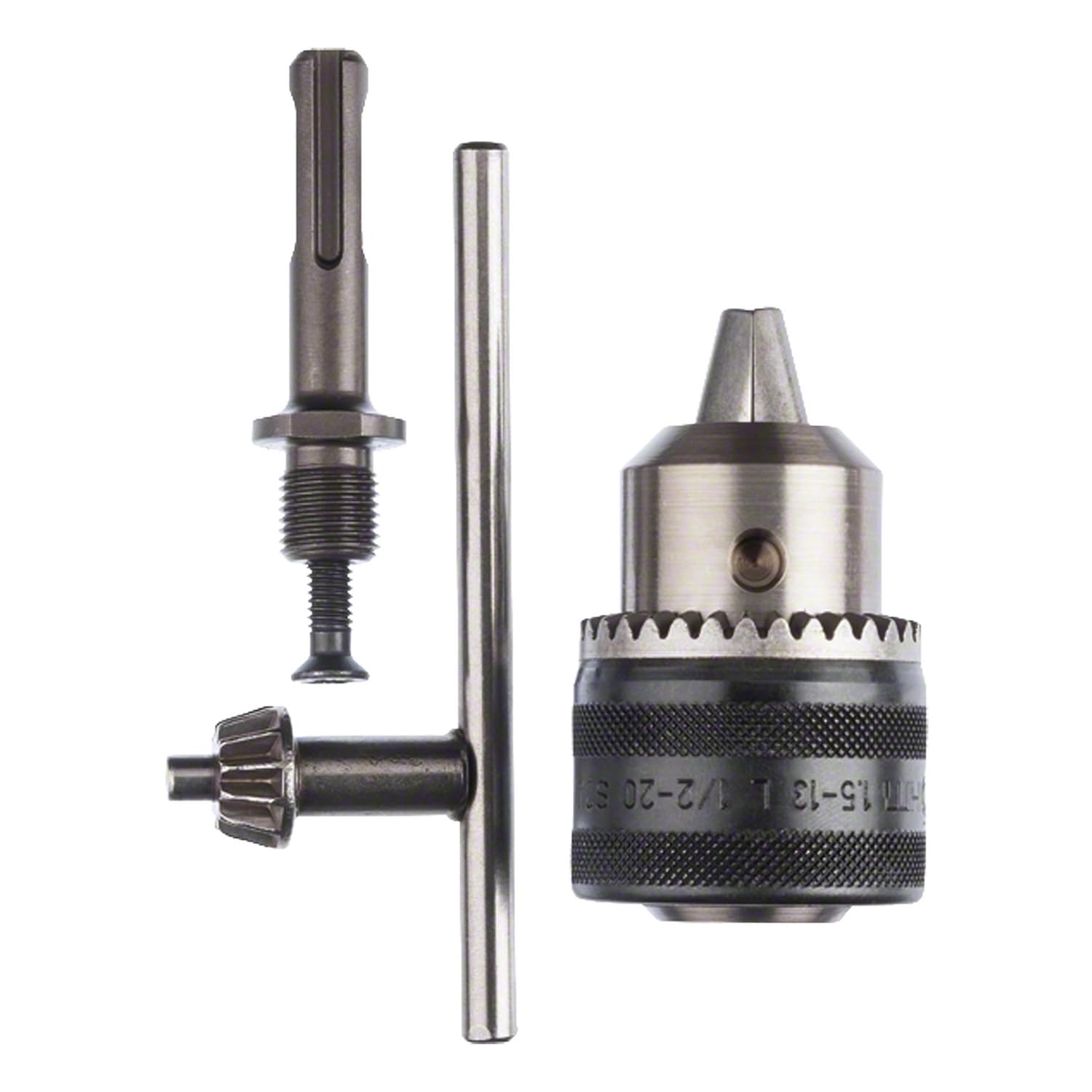 bosch-sds-plus-adapter-mit-bohrfutter-1-5-13-mm-zahnkranzbohrfutter-mit-schl-sse image 1