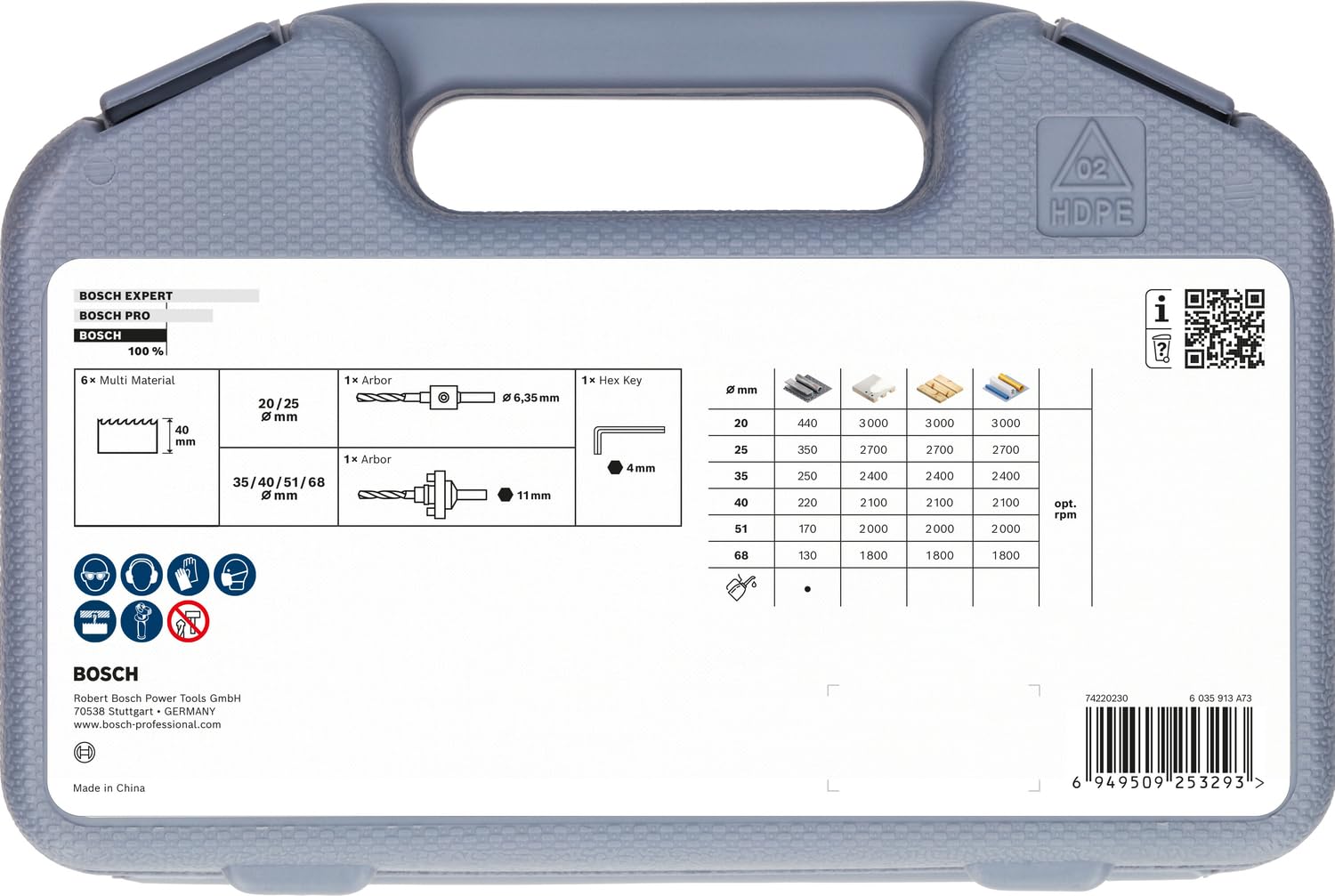 bosch-professional-9tlg-gewindelochs-gen-set-multi-material-20-68-mm-f-r-holz-tr image 4
