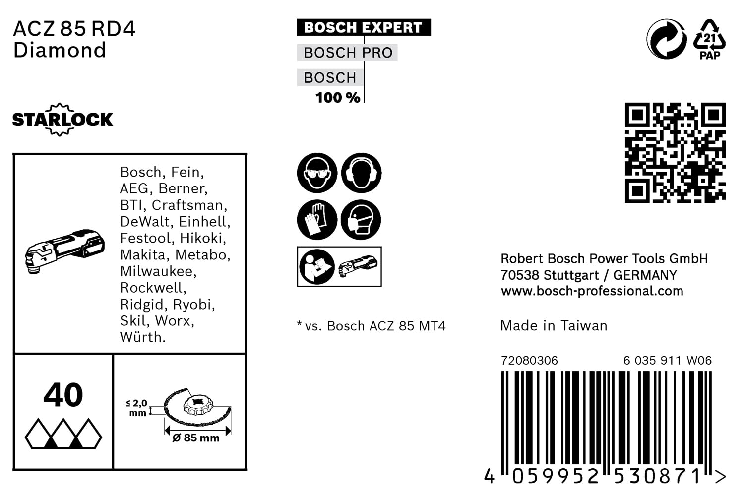 bosch-accessories-expert-acz-85-rd4-segments-geblatt-10er-set-diamant-segments-g image 5