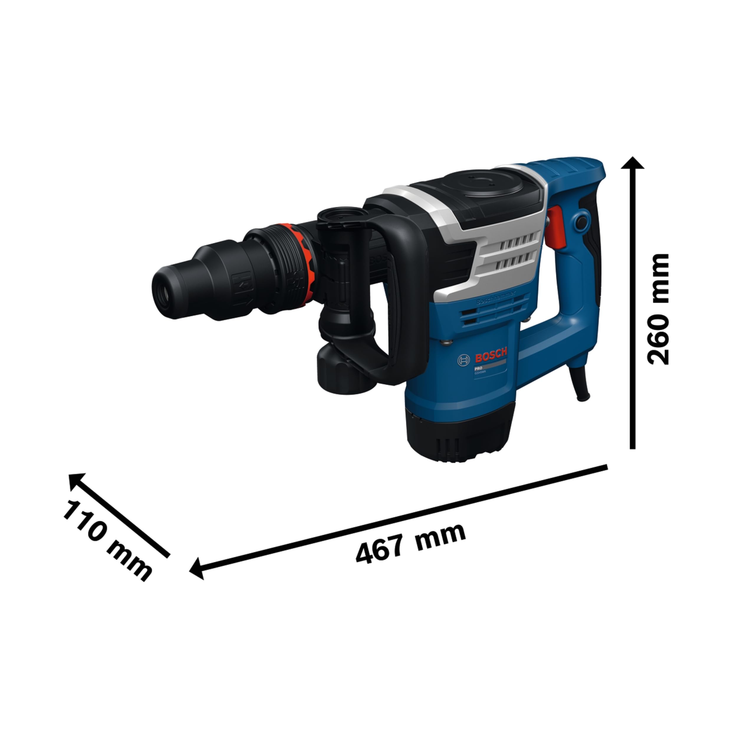 bosch-pro-gsh5mx-kabelgebundener-abbruchhammer-sds-max-7-8-j-schlagenergie-inkl- image 2
