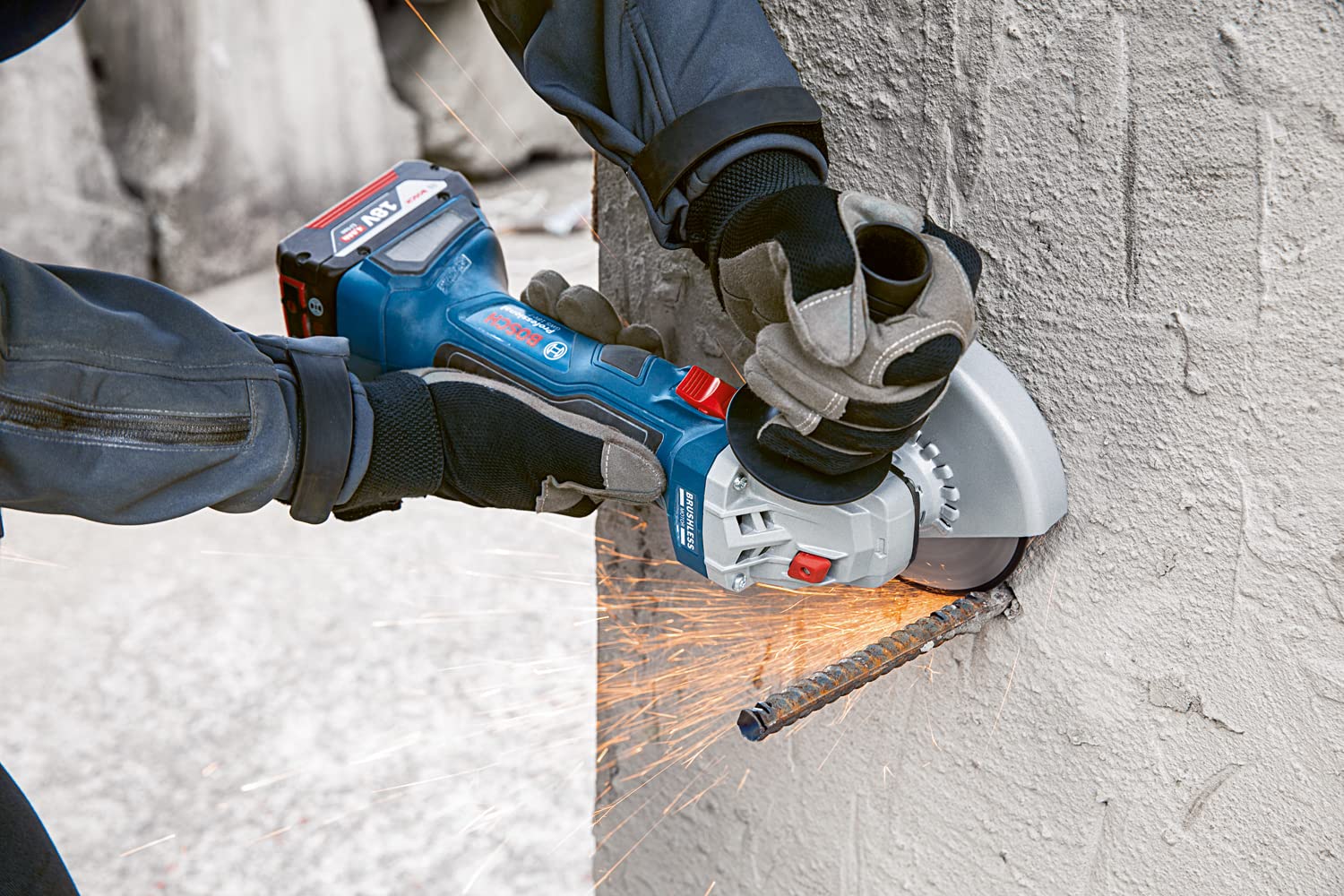 bosch-professional-18v-system-combo-kit-gws-18v-7-winkelschleifer-gbh-18v-22-boh image 2