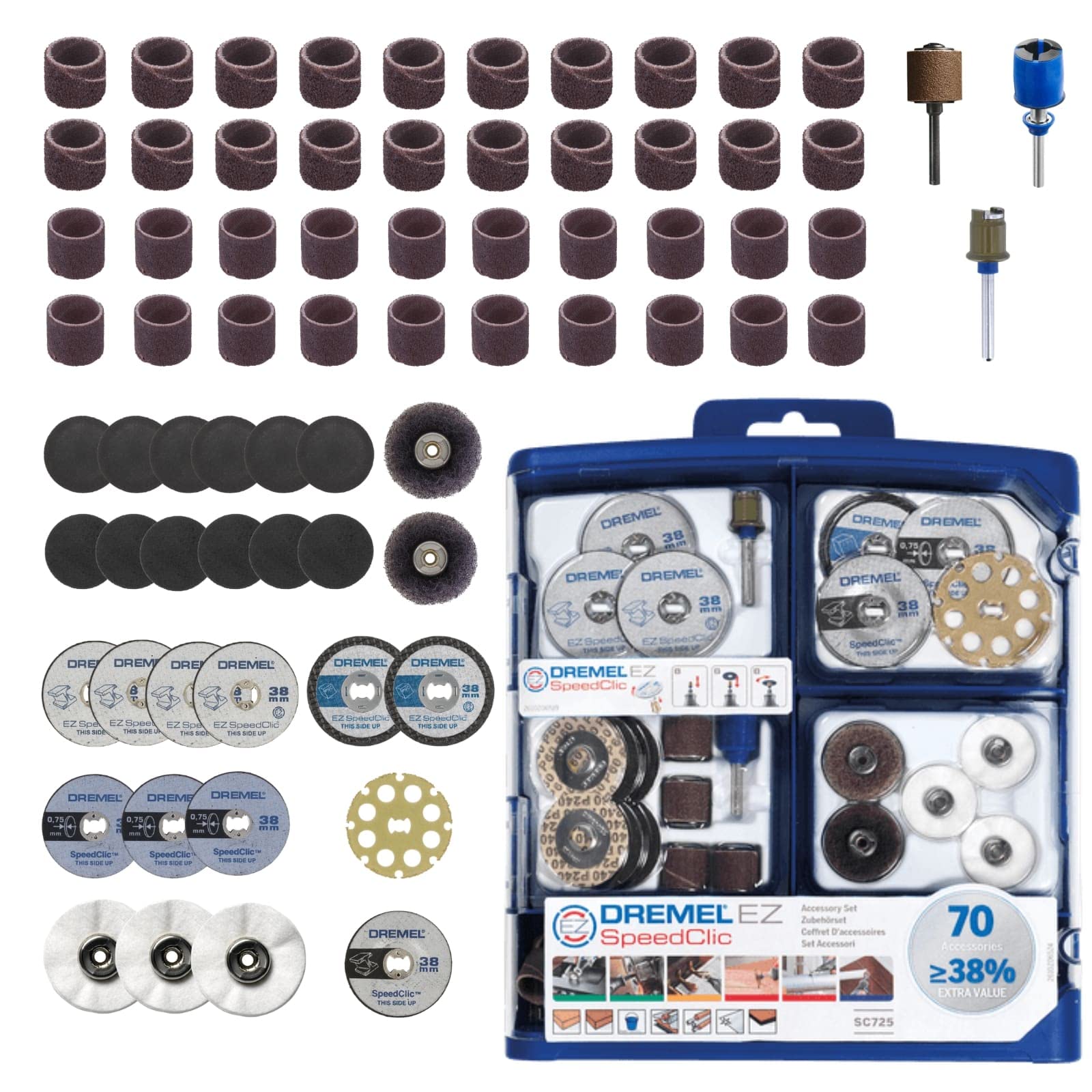 dremel-sc724-ez-speedclic-mehrzweck-zubeh-rset-150-zubeh-rteile-zum-schleifen-sc image 5