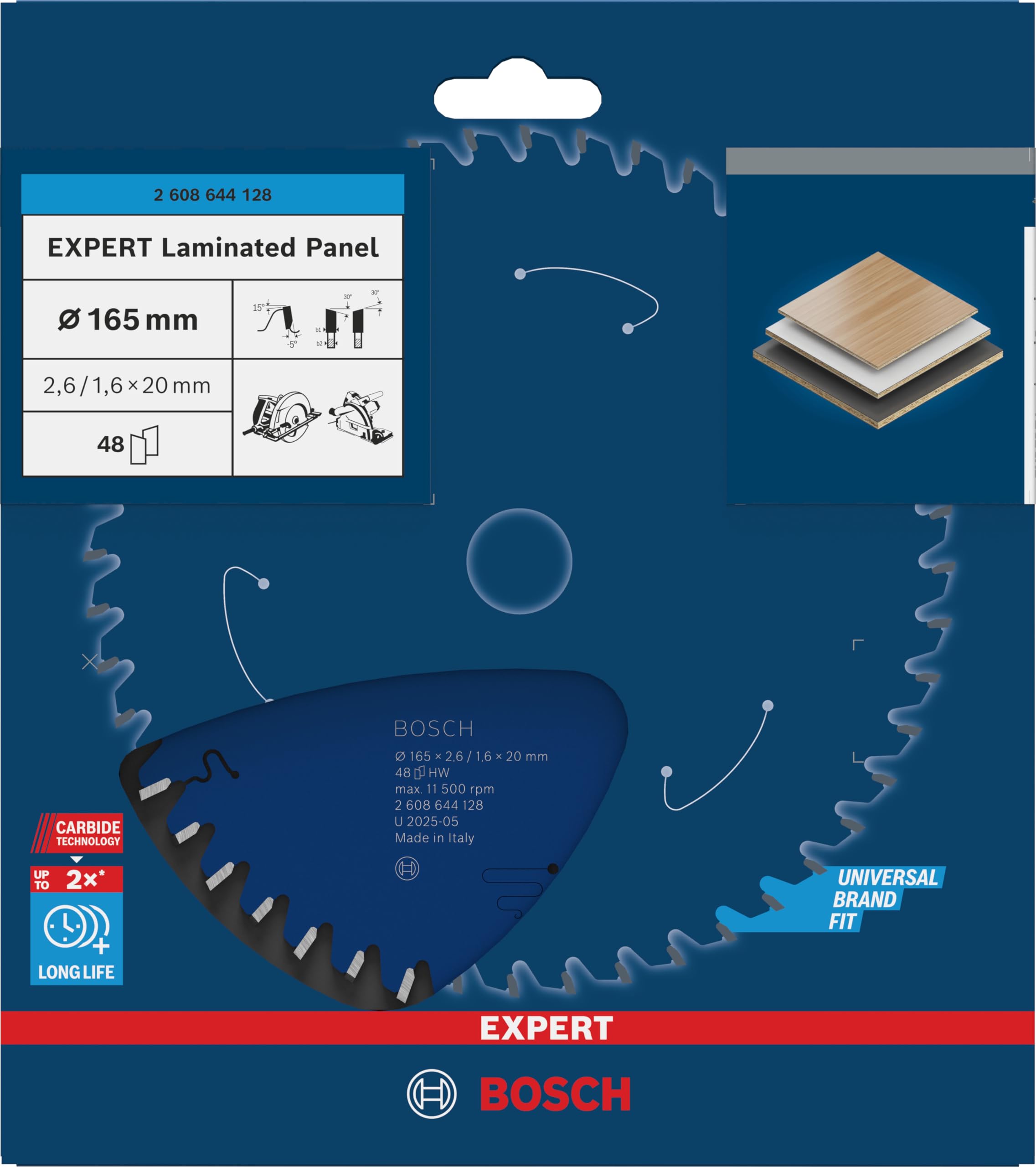 bosch-expert-laminated-panel-kreiss-geblatt-165-x-20-mm-z48-f-r-handkreiss-gen-c image 2
