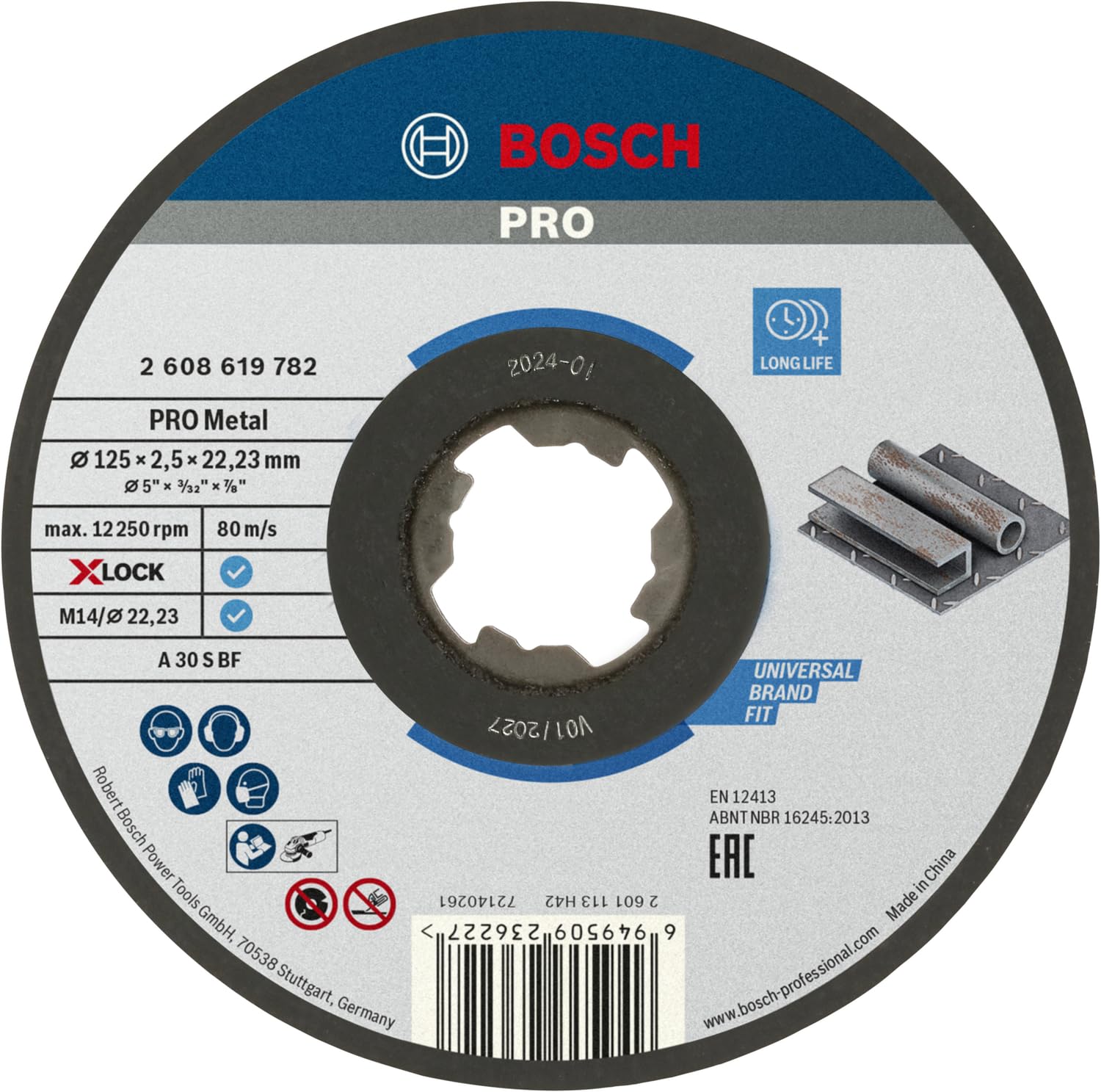 bosch-professional-standard-for-metal-x-lock-trennscheibe-125-x-2-5-x-22-23-mm-g image 1