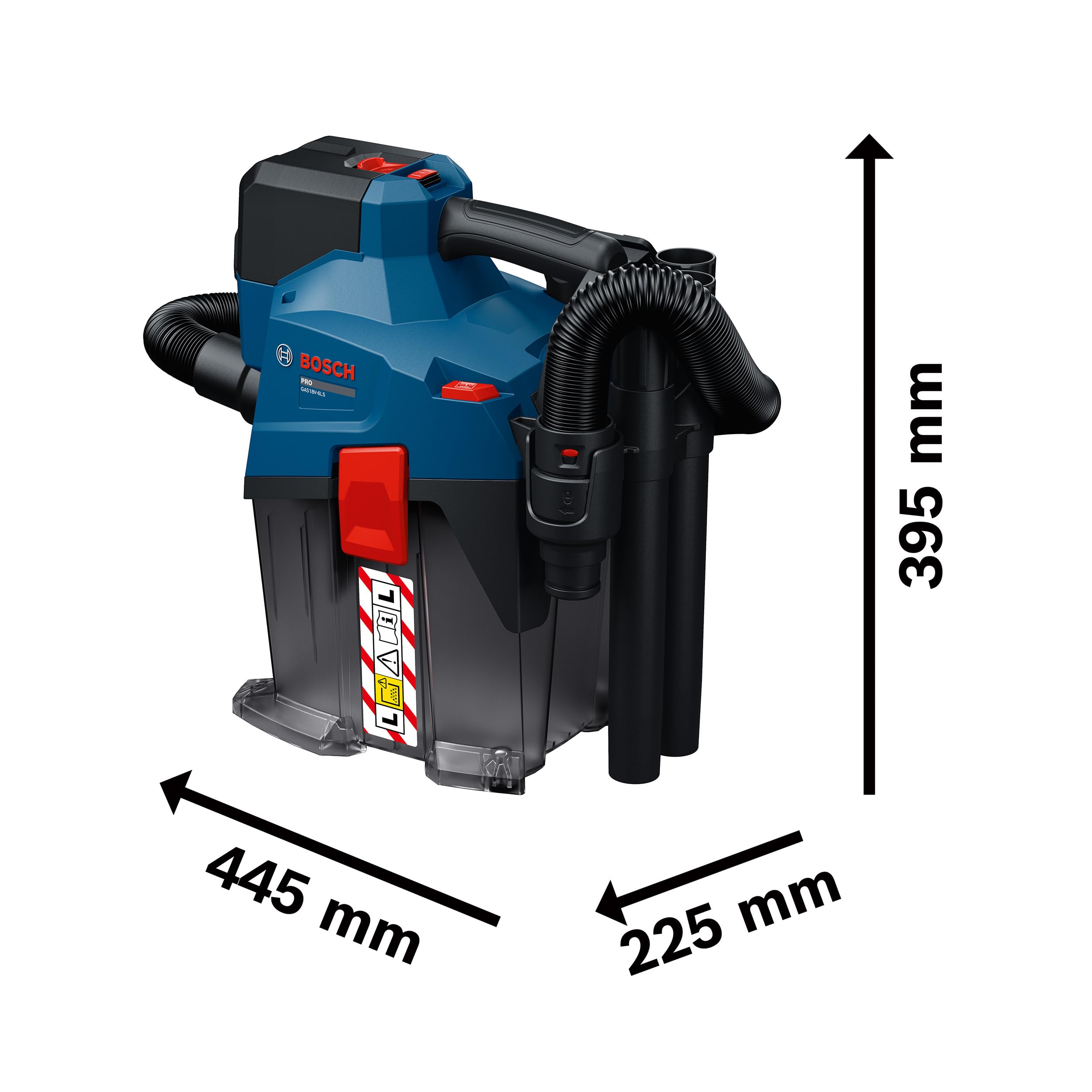 bosch-pro-18v-system-akku-trockensauger-gas18v-6ls-staubklasse-l-inkl-flexiblem- image 5