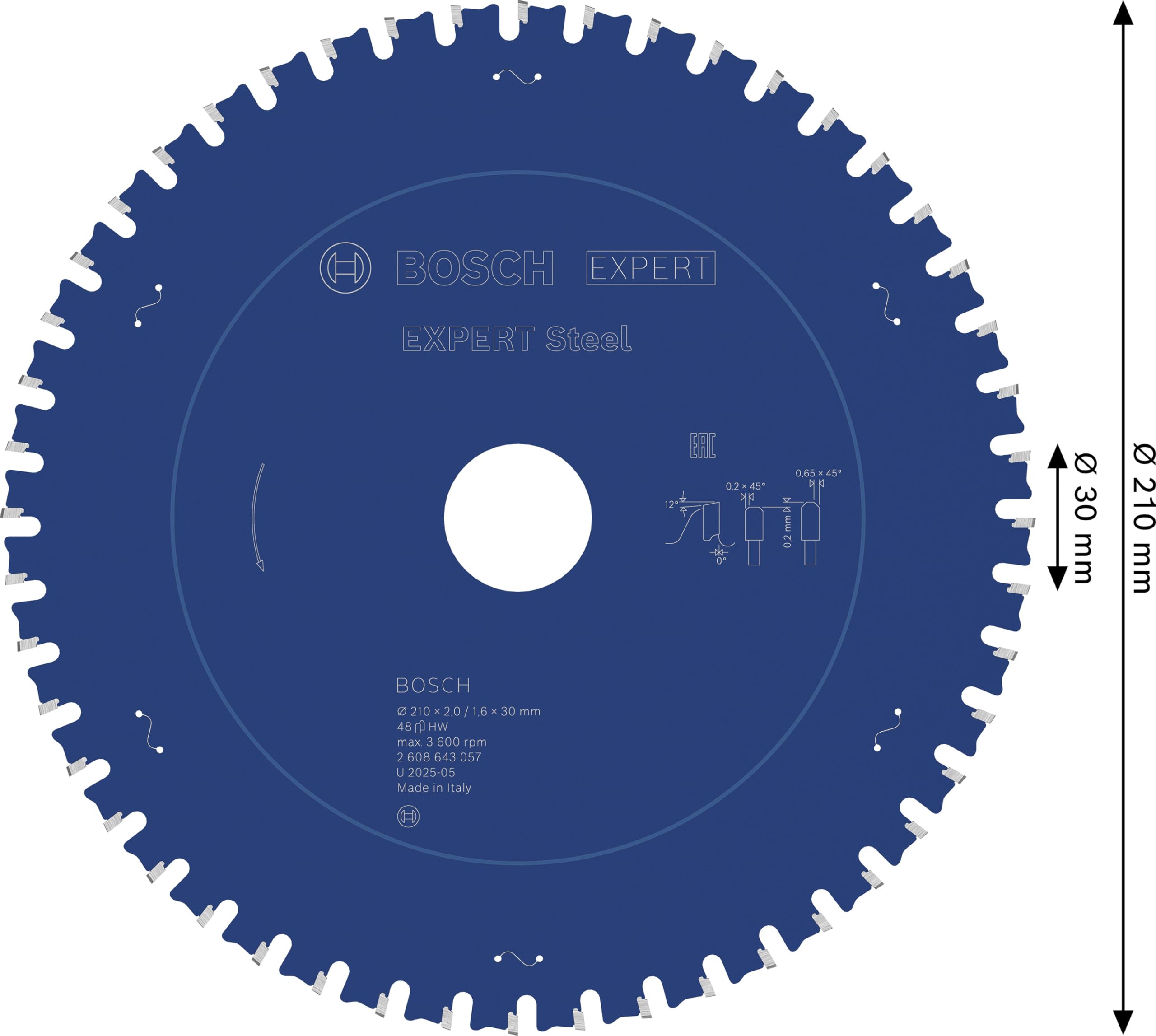 bosch-professional-kreiss-geblatt-expert-for-steel-210-x-30-x-2-0-mm-48-z-hne-s- image 3