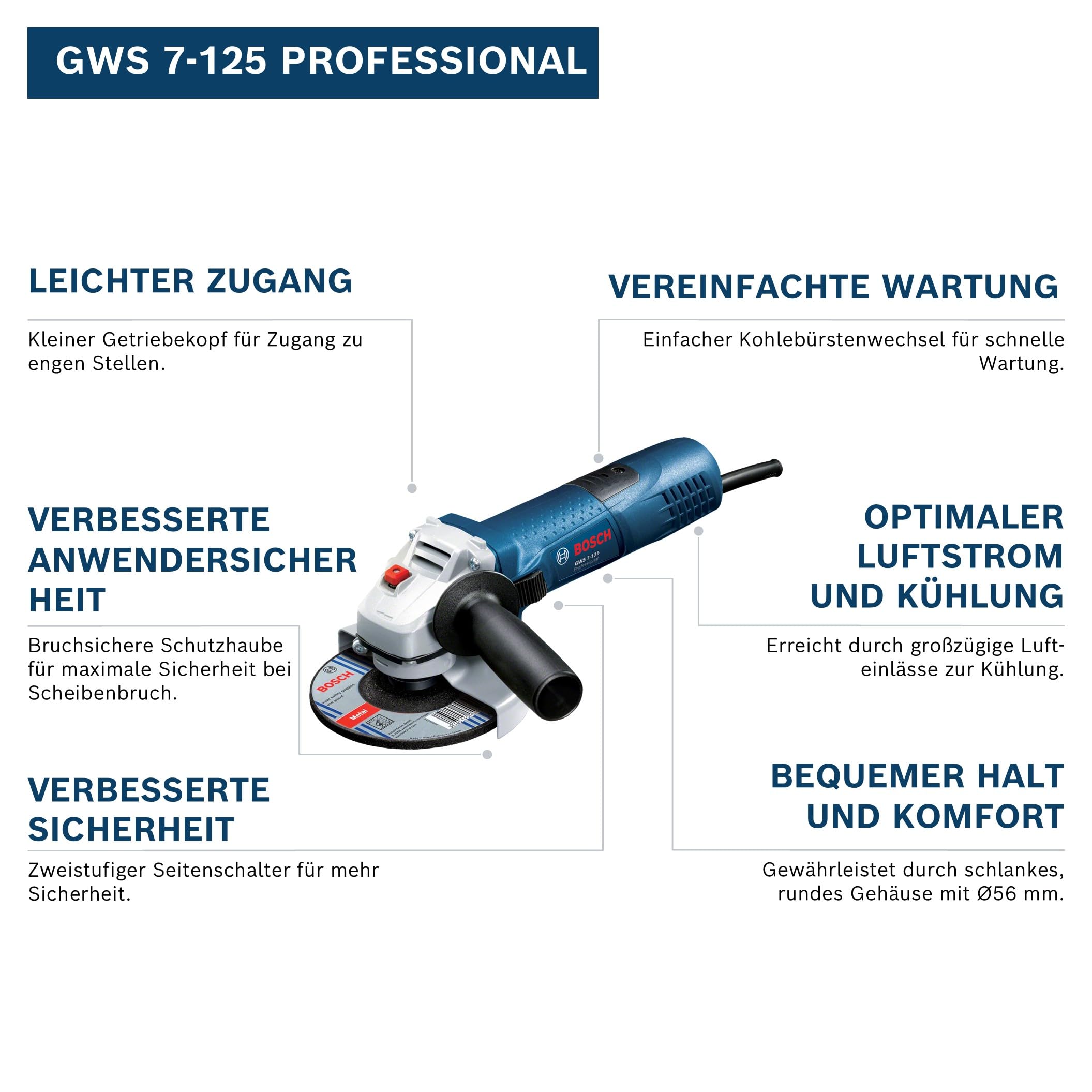 bosch-professional-winkelschleifer-gws-7-125-scheiben-125-mm-720-watt-inkl-zusat image 2