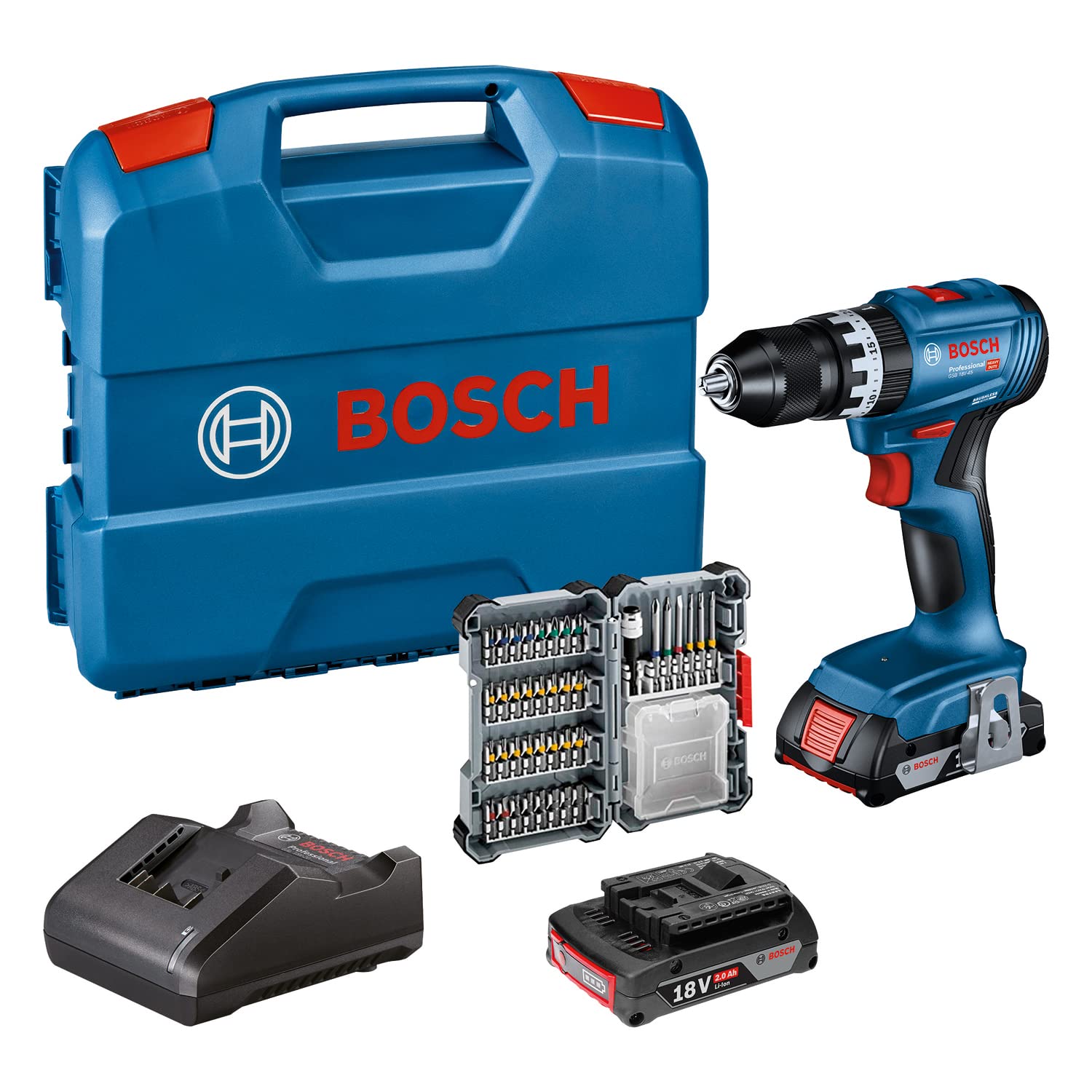 bosch-professional-18v-akku-schlagbohrschrauber-gsb-18v-45-b-rstenlos-2x-2-0ah-l image 1