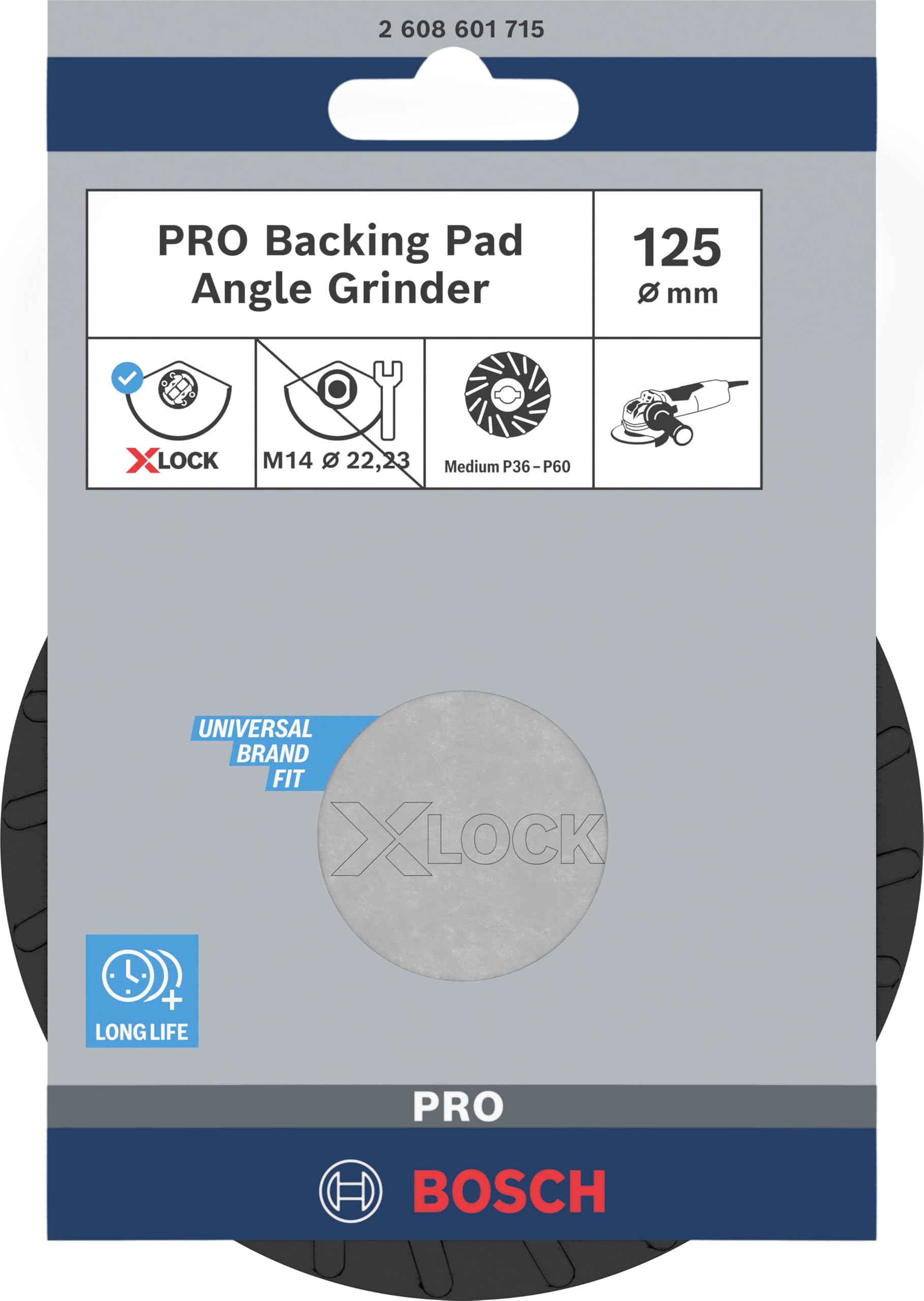 bosch-professional-backing-pad-x-lock-mittel-125-mm-f-r-kleine-winkelschleifer image 2