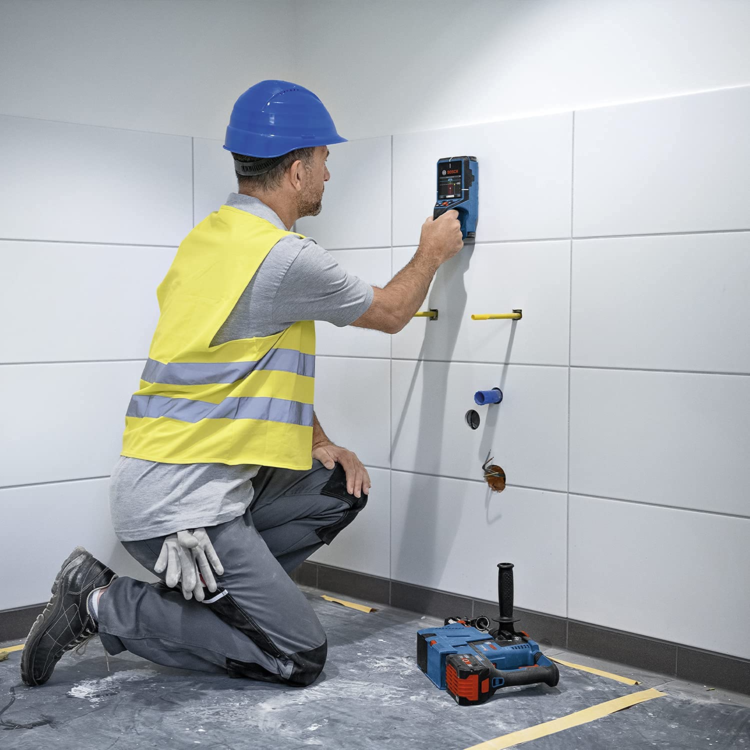 bosch-professional-12v-system-wallscanner-d-tect-200-c-radar-detektor-mit-12-v-a image 4