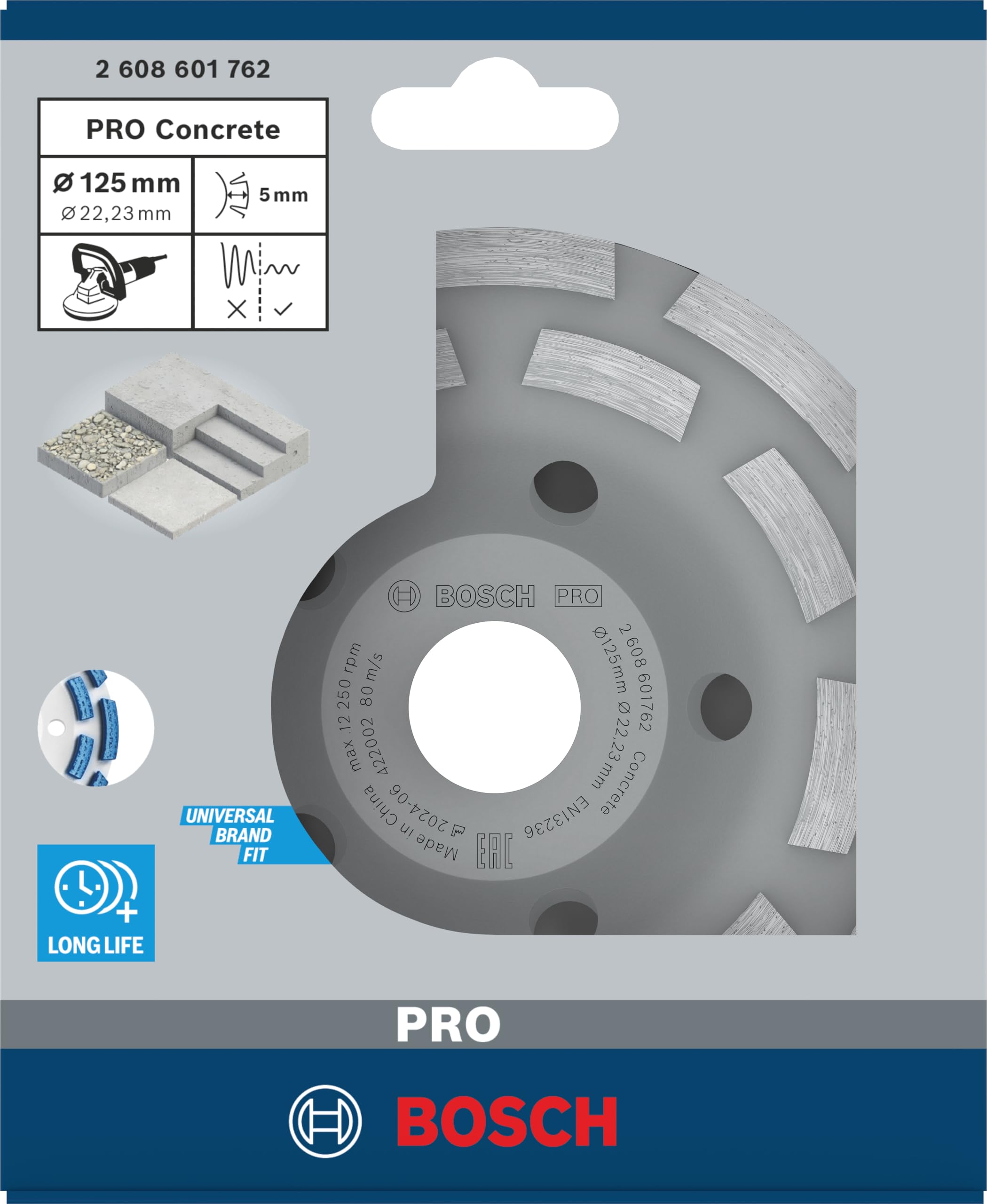 bosch-professional-diamantschleifscheibe-expert-2608601762-f-r-beton-125-mm-bohr image 2