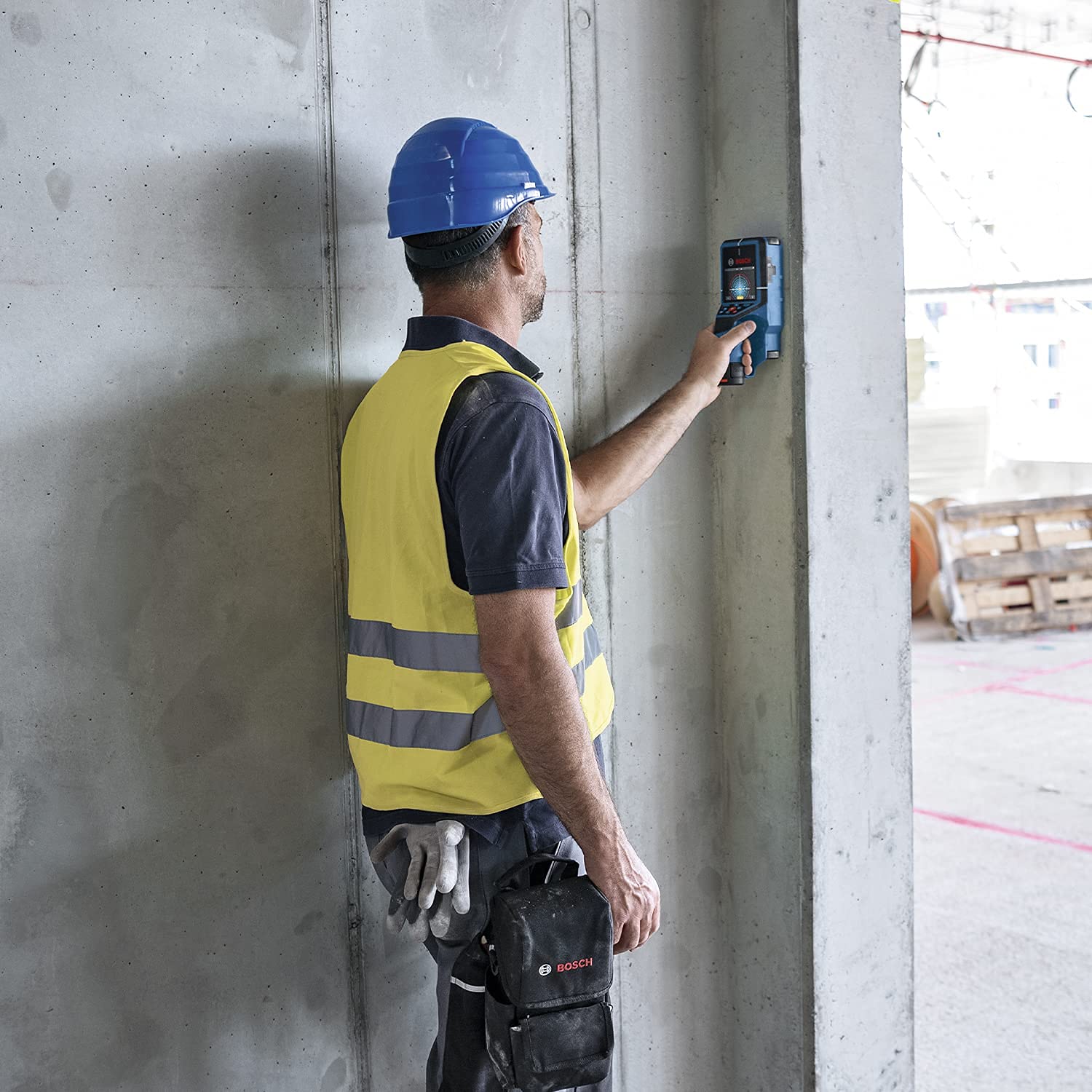 bosch-professional-12v-system-wallscanner-d-tect-200-c-radar-detektor-mit-12-v-a image 5