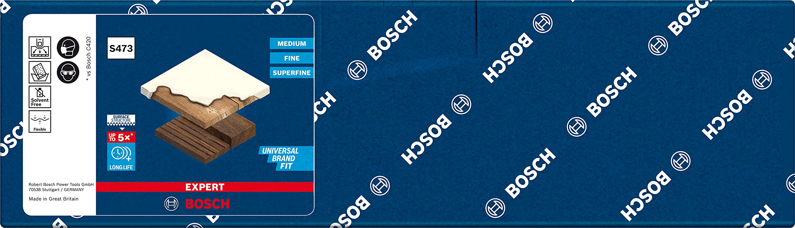 bosch-expert-s473-standard-schleifpad-fein-98-x-120-x-13-mm-f-r-farbe-auf-holz-u image 2