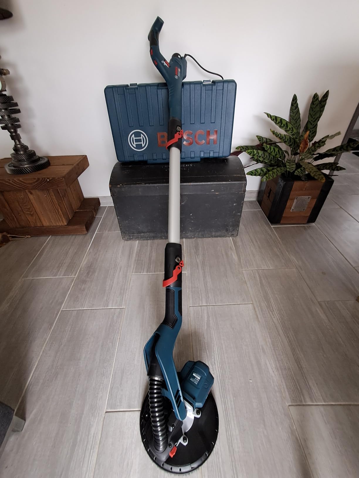 Deckenschleifen ohne Rückenschmerzen