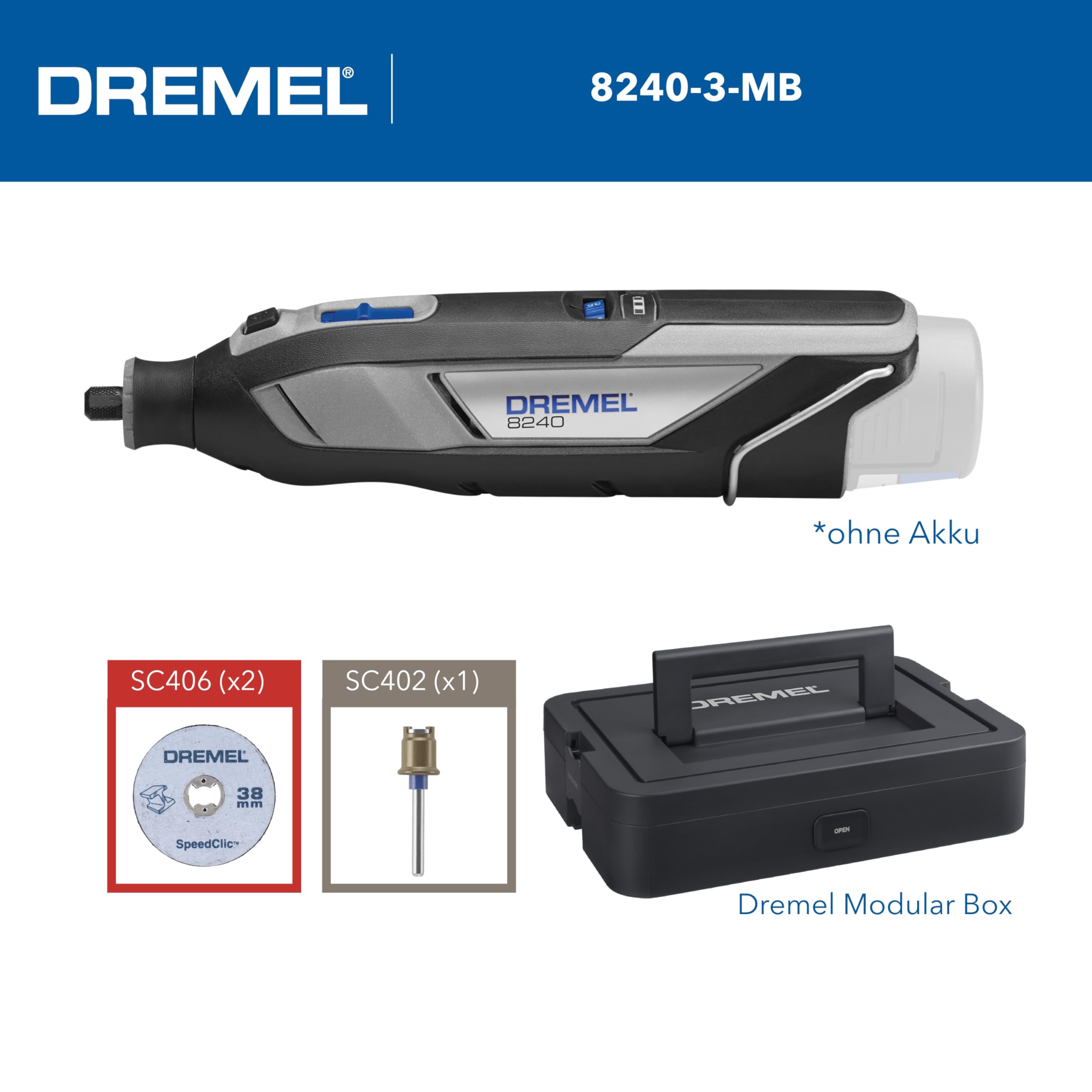 dremel-8240-12v-multifunktionswerkzeug-ohne-akku-mit-dremel-box-aufbewahrungstas image 8