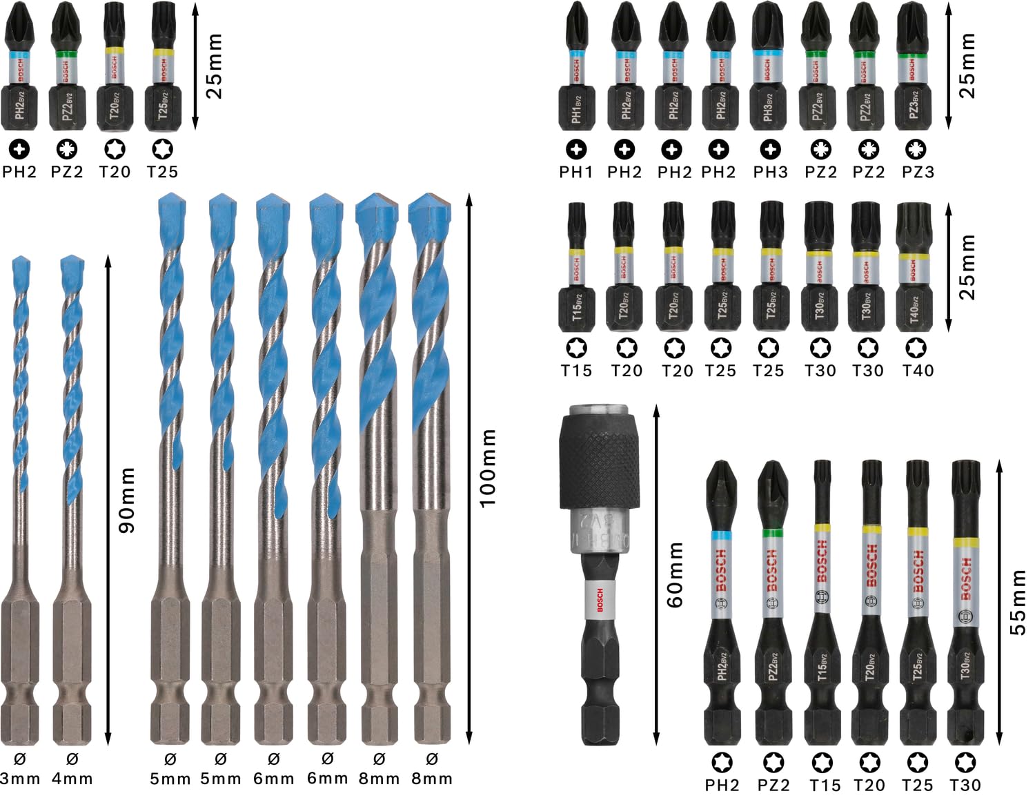 bosch-35x-pro-impact-mixed-set-35-teilig-schrauberbits-und-multi-construction-bo image 3